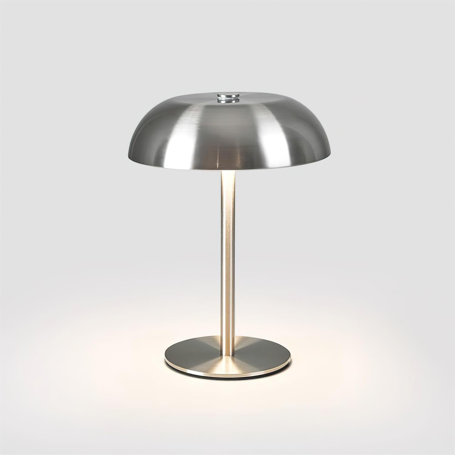 Crescent Modern Metal Table Light