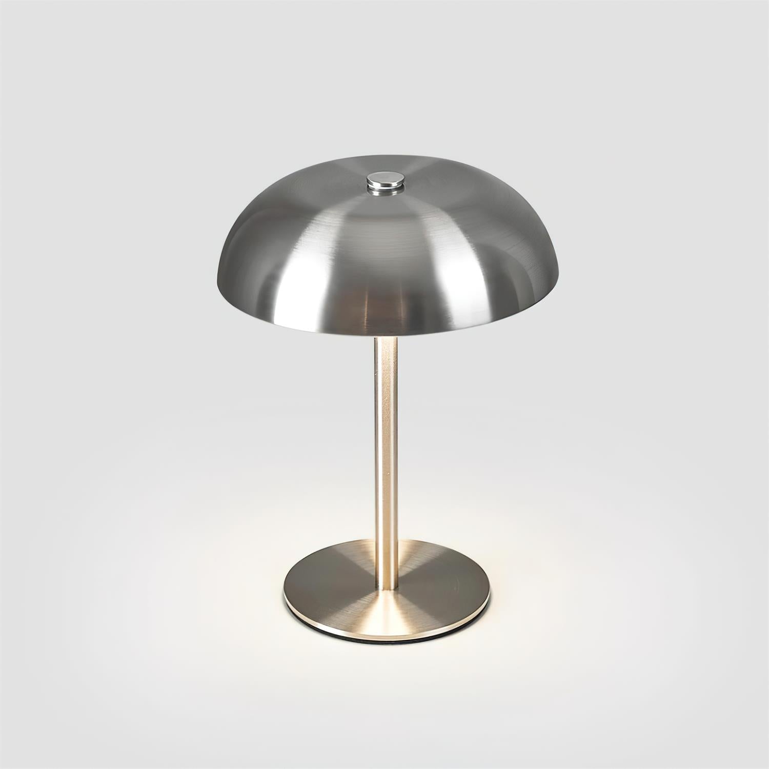 Crescent Modern Metal Table Light