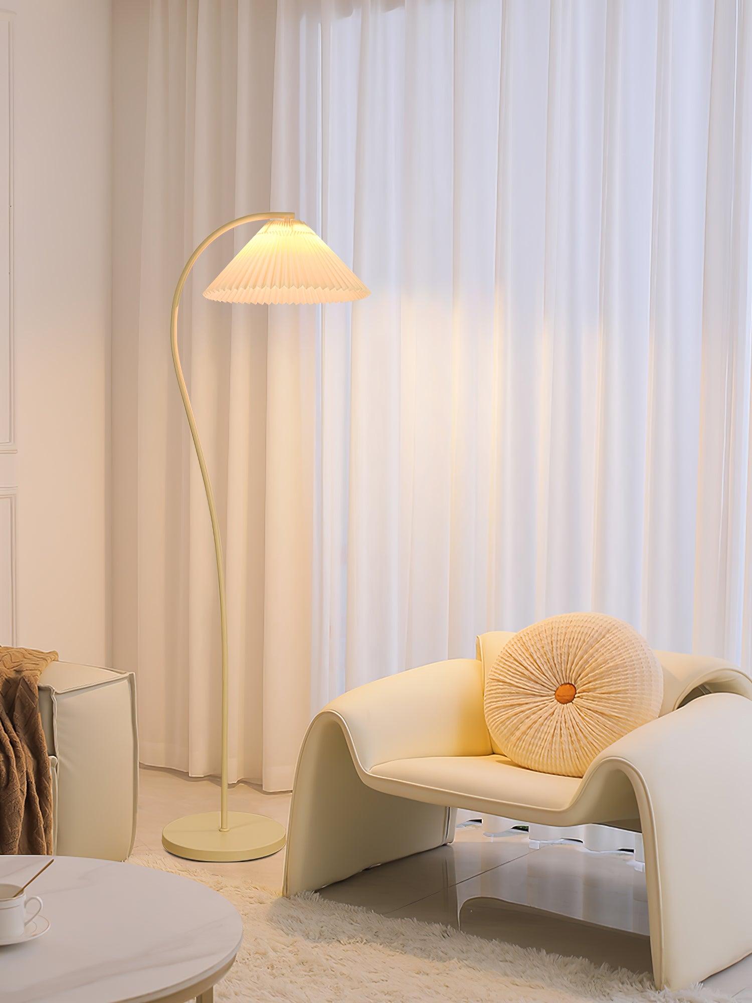 Crescini Pleated Floor Lamp - Blowlighting