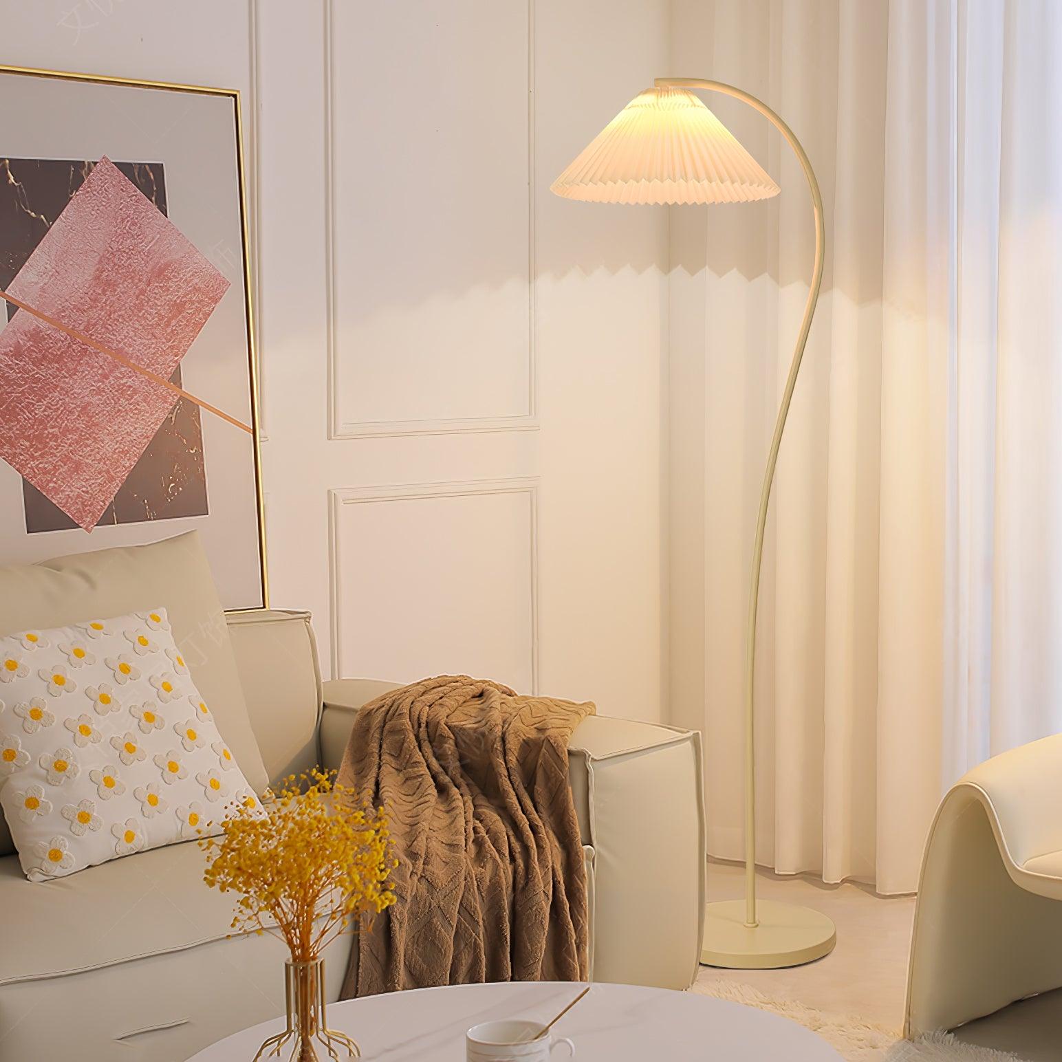 Crescini Pleated Floor Lamp - Blowlighting