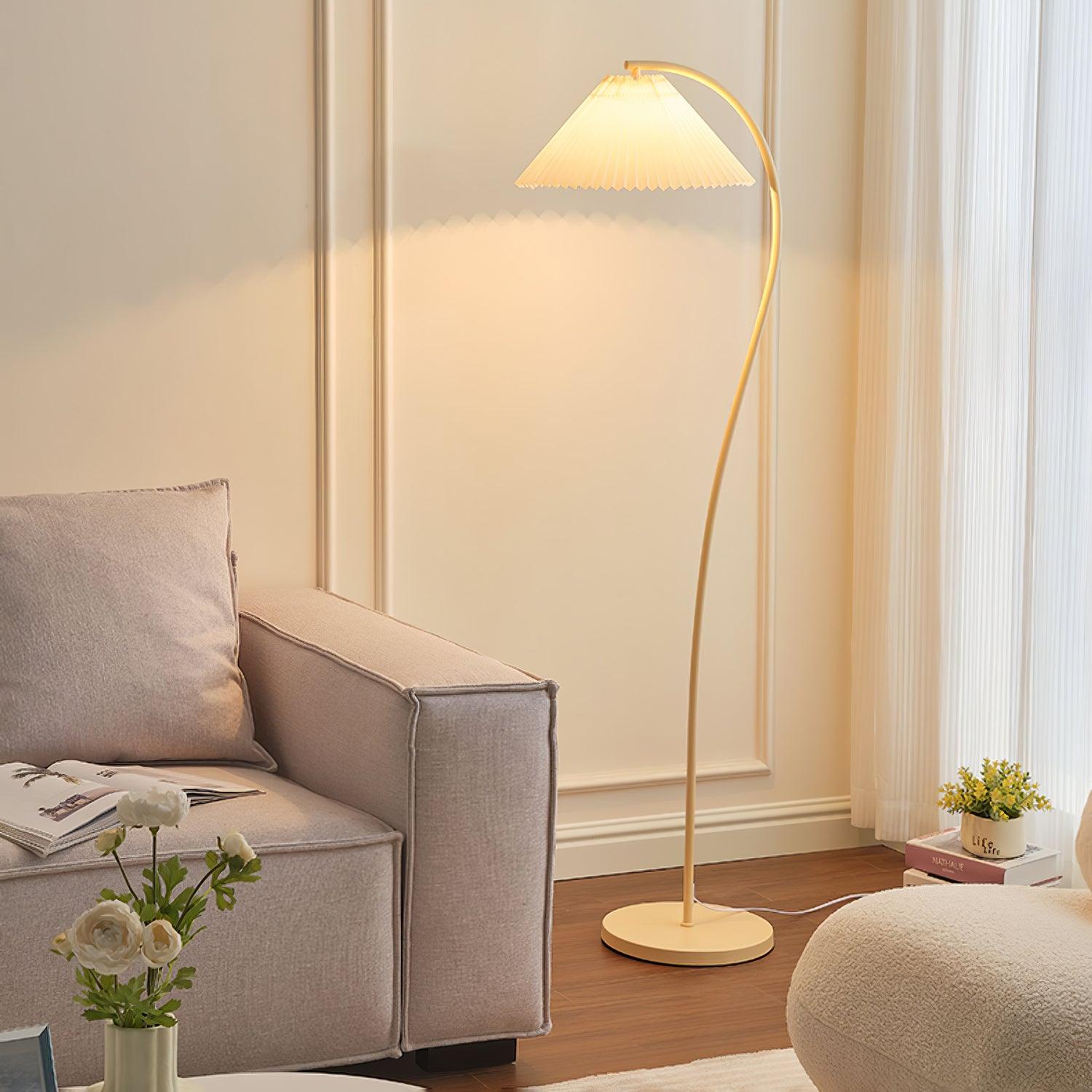 Crescini Pleated Floor Lamp - Blowlighting