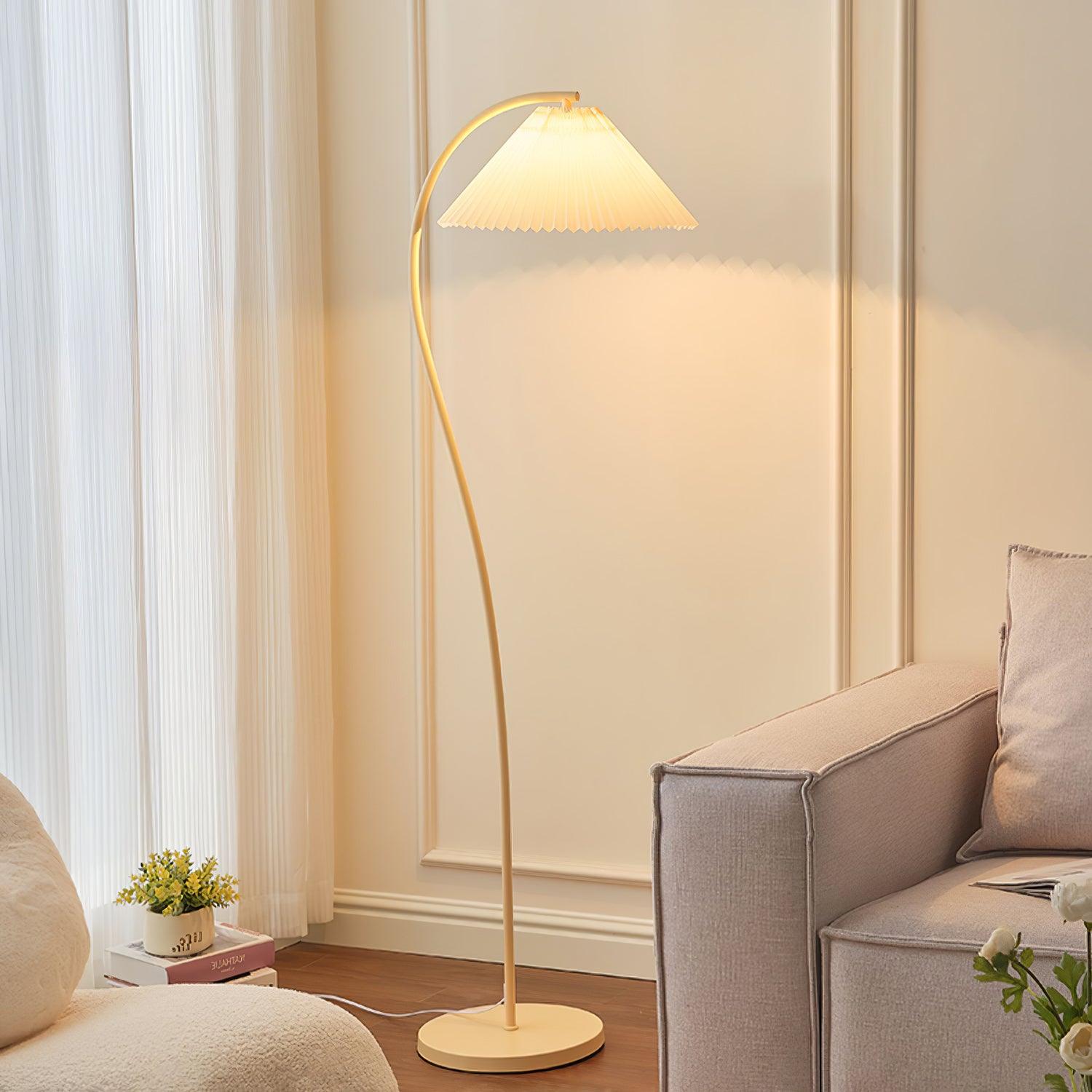Crescini Pleated Floor Lamp - Blowlighting