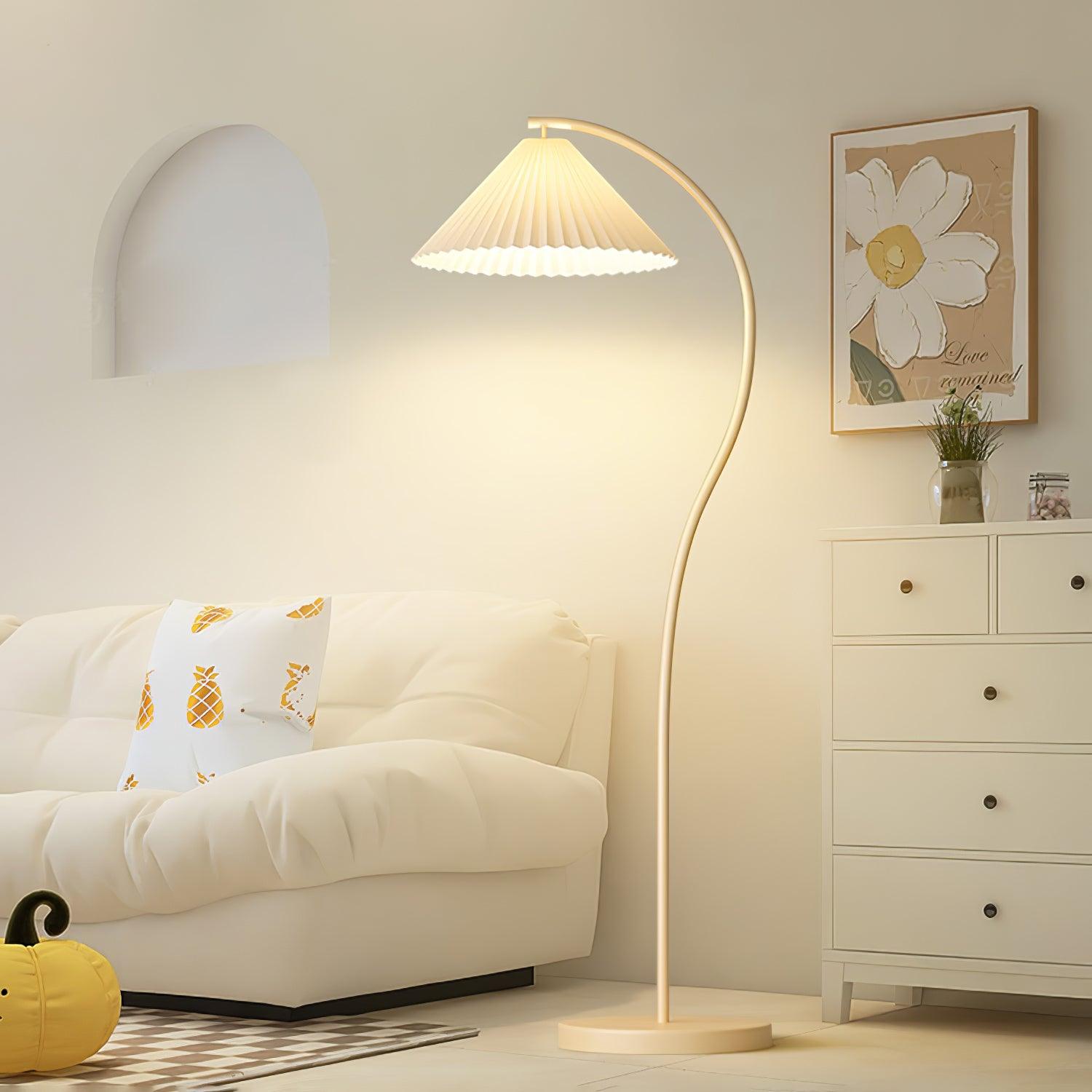 Crescini Pleated Floor Lamp - Blowlighting
