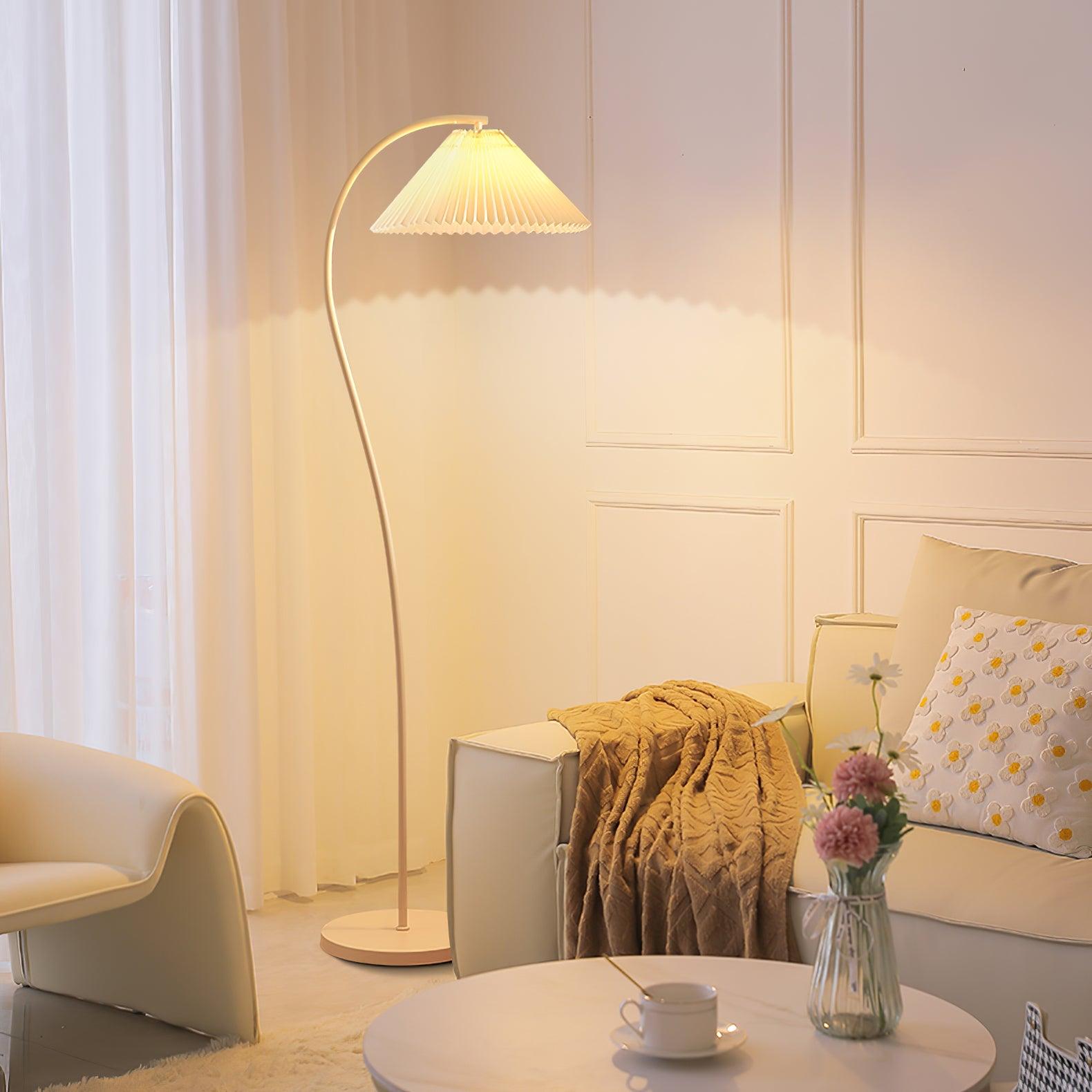 Crescini Pleated Floor Lamp - Blowlighting
