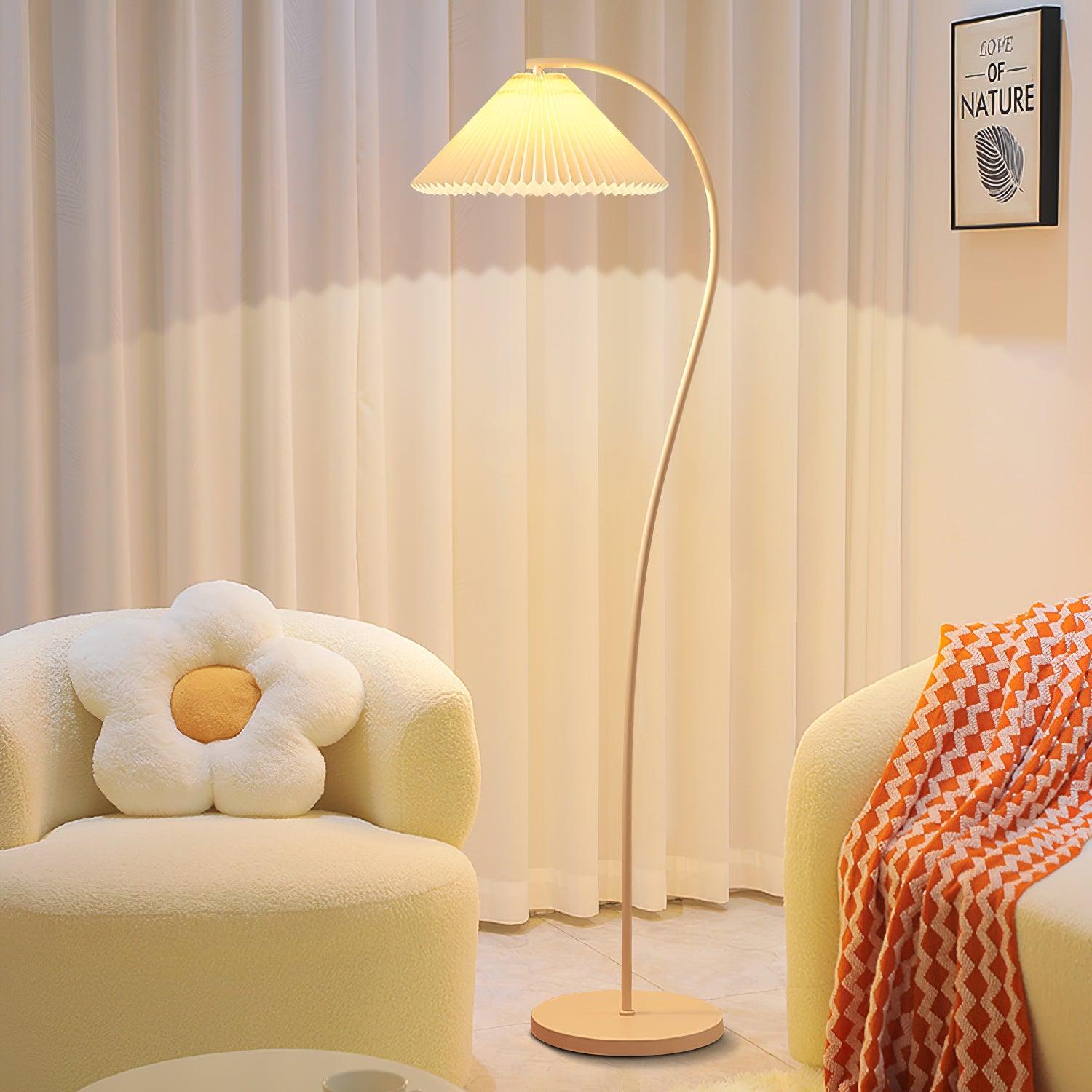 Crescini Pleated Floor Lamp - Blowlighting