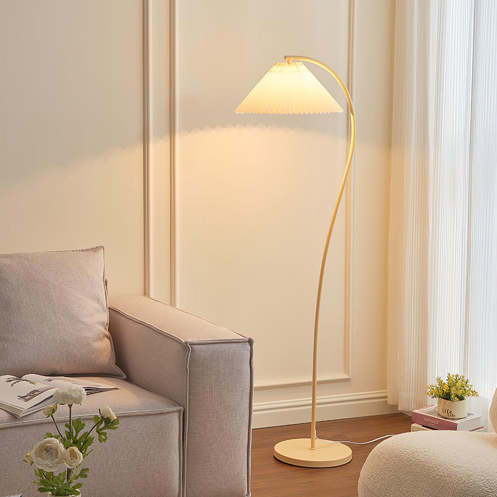 Crescini Pleated Floor Lamp - Blowlighting
