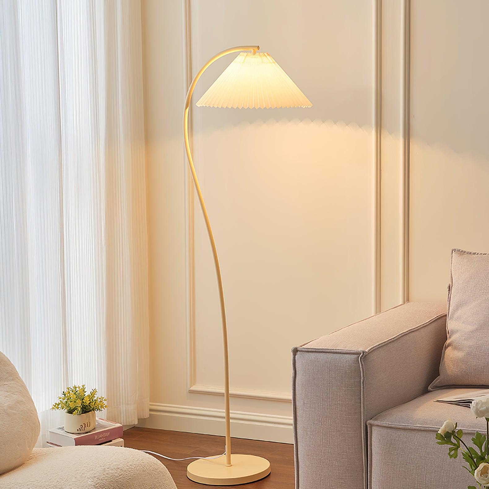Crescini Pleated Floor Lamp - Blowlighting