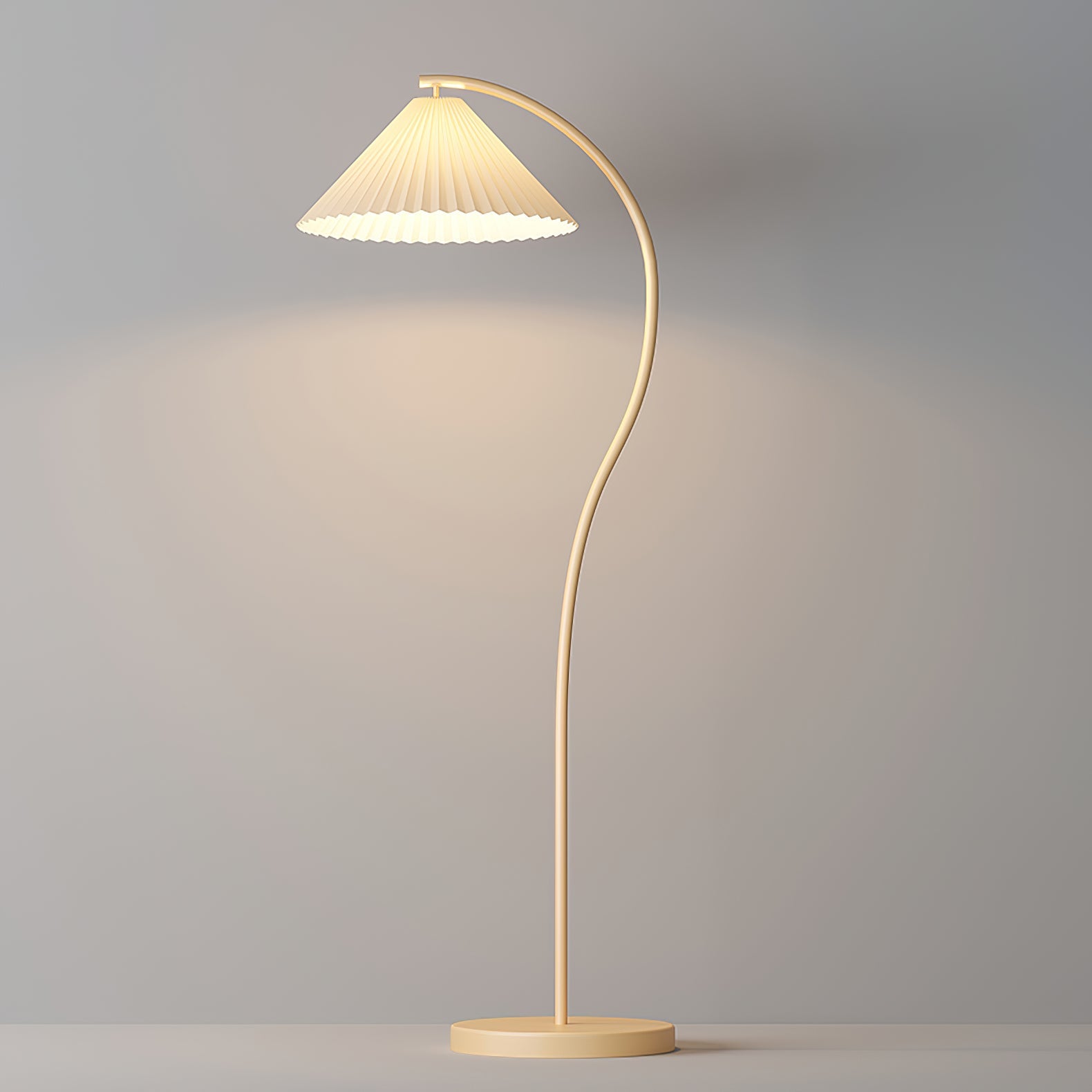 Crescini Pleated Floor Lamp - Blowlighting