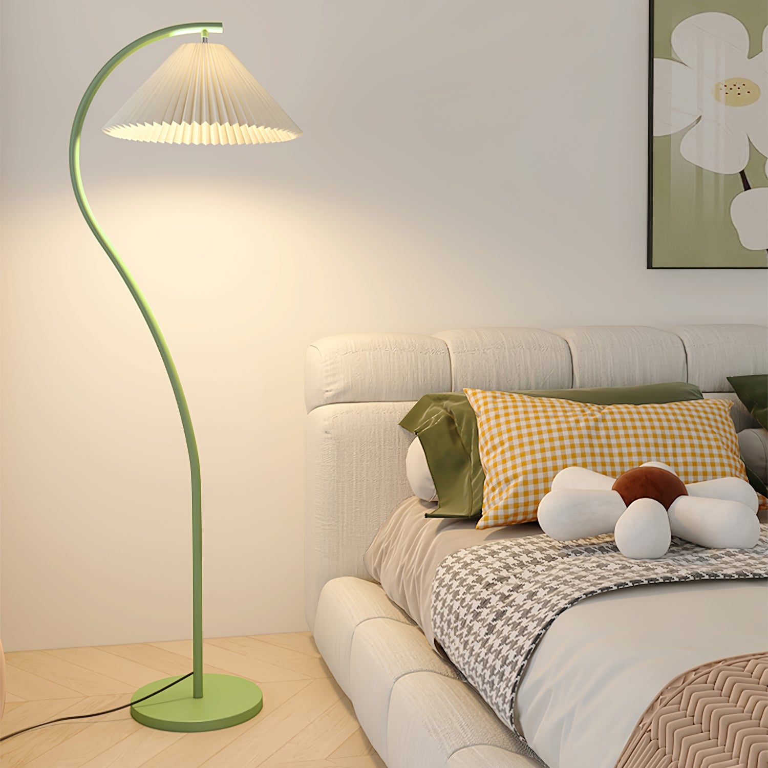 Crescini Pleated Floor Lamp - Blowlighting