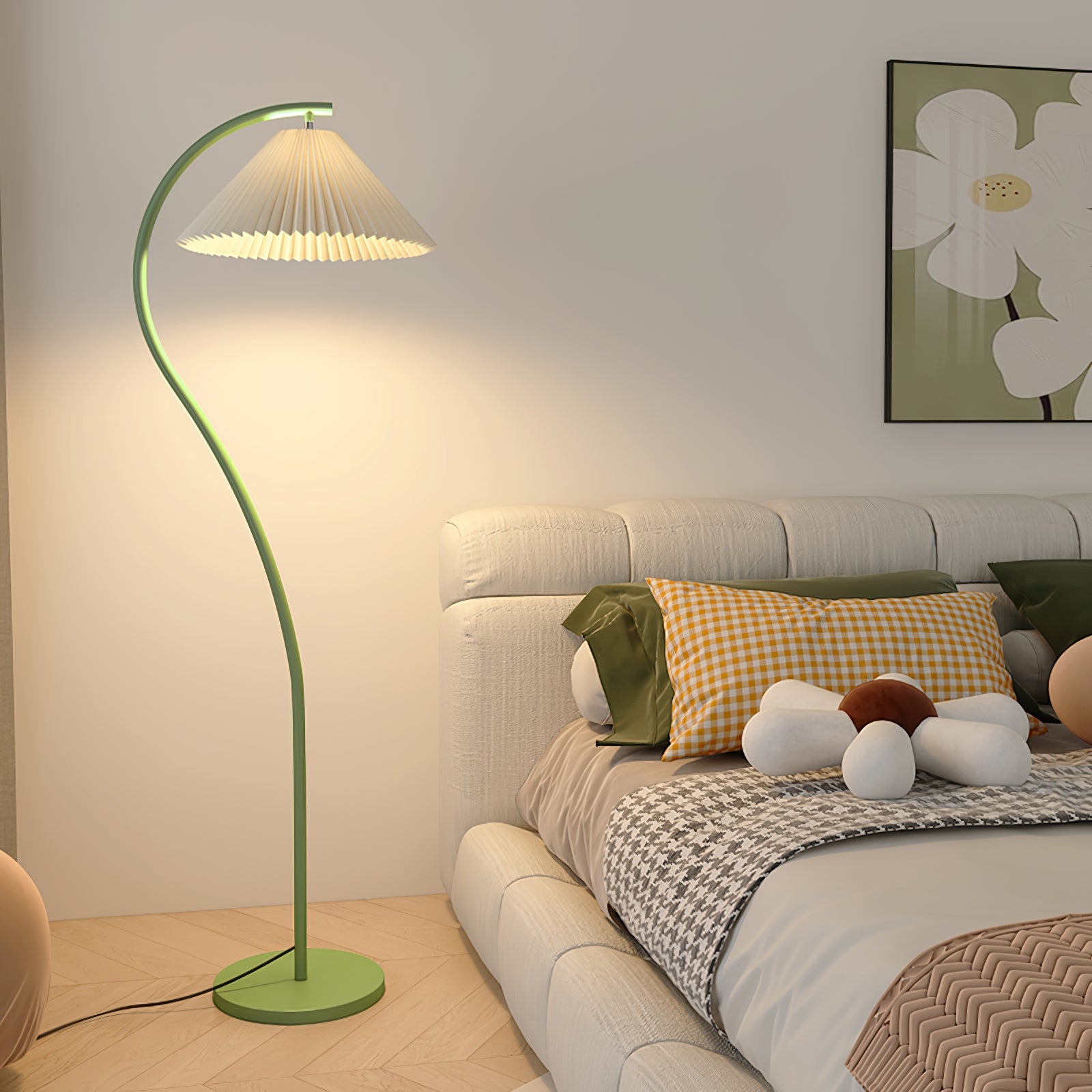 Crescini Pleated Floor Lamp - Blowlighting