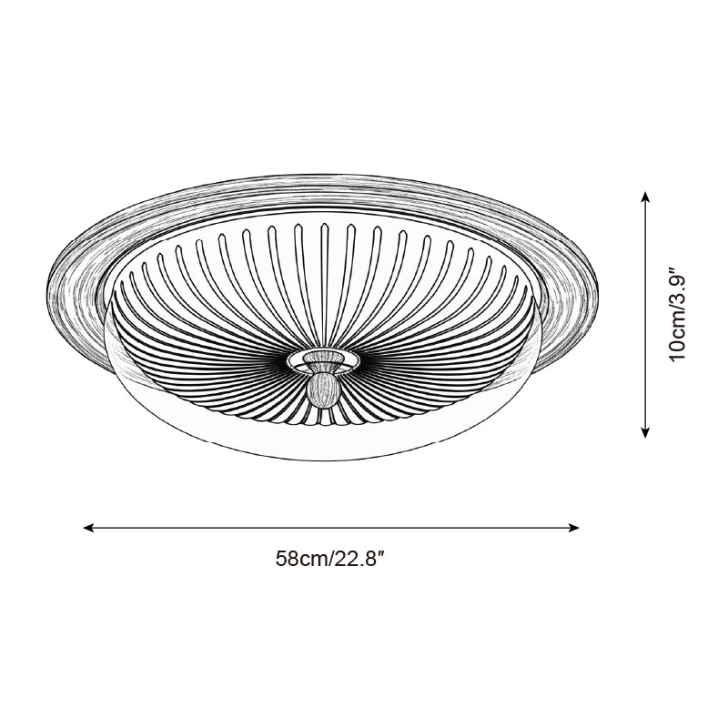 Crestfold Modern Acrylic Ceiling Light