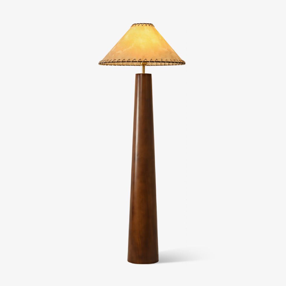Kaelin Wooden Column Floor Lamp - Blowlighting