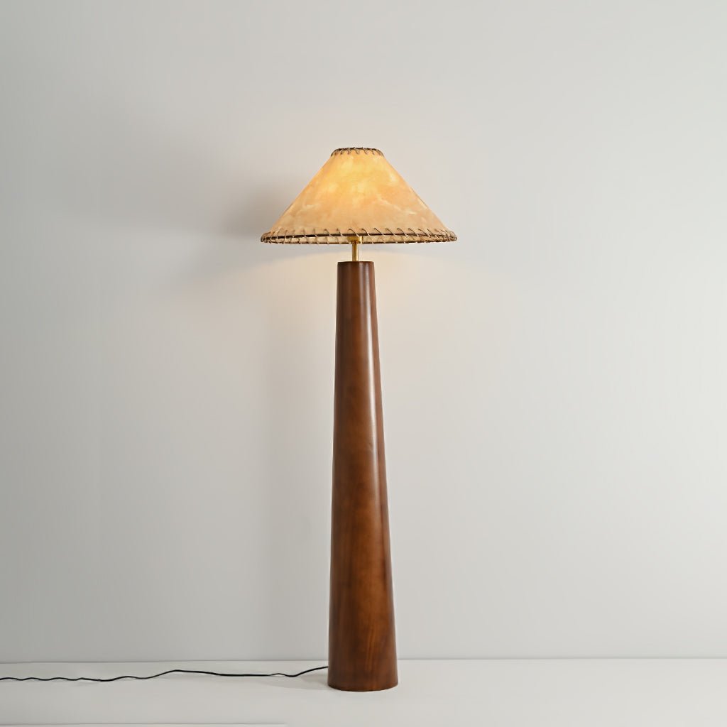 Kaelin Wooden Column Floor Lamp - Blowlighting