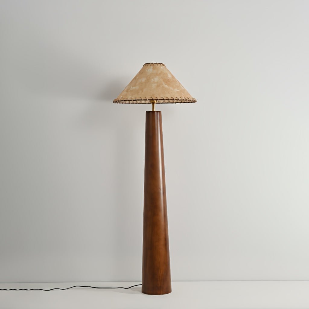 Kaelin Wooden Column Floor Lamp - Blowlighting