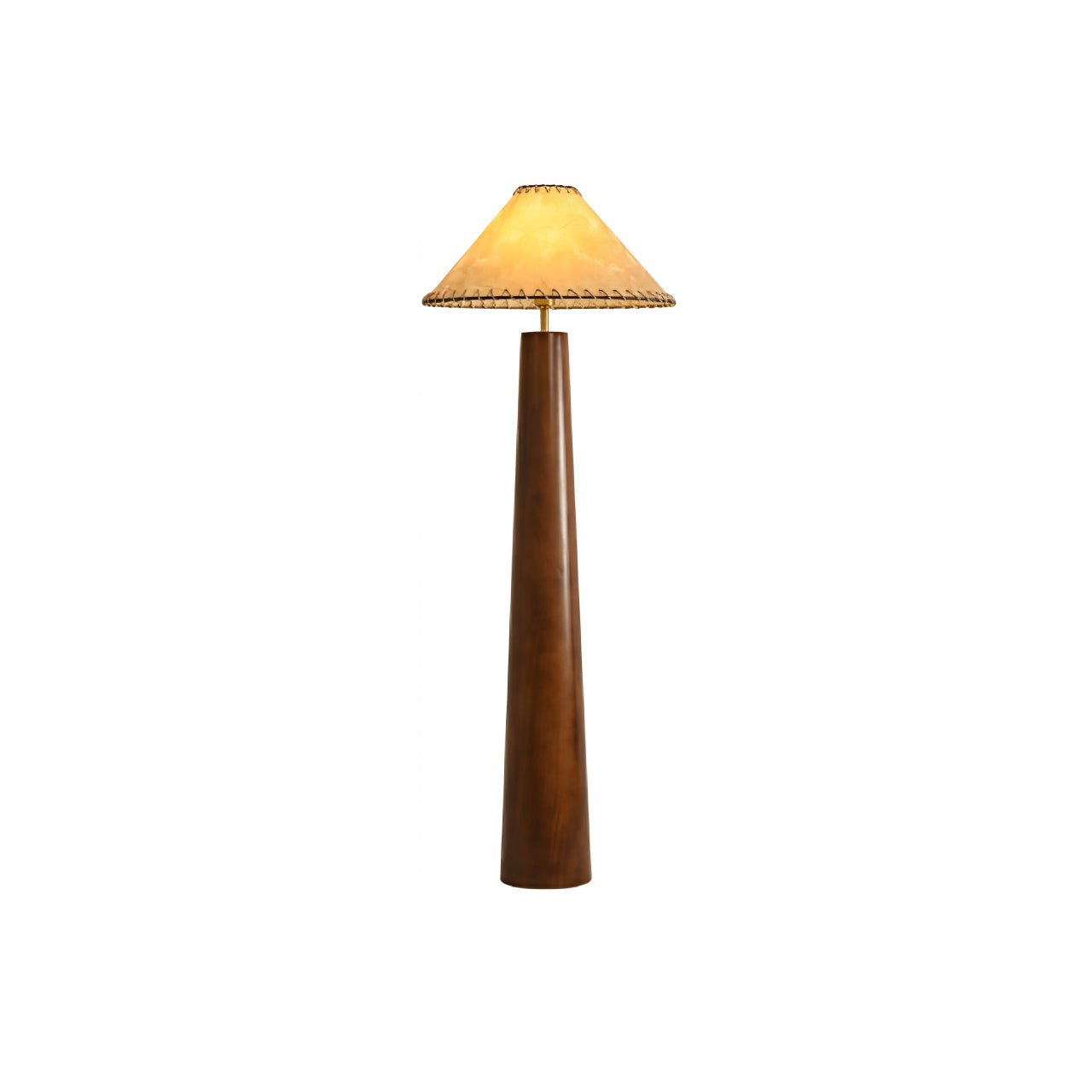 Kaelin Wooden Column Floor Lamp - Blowlighting