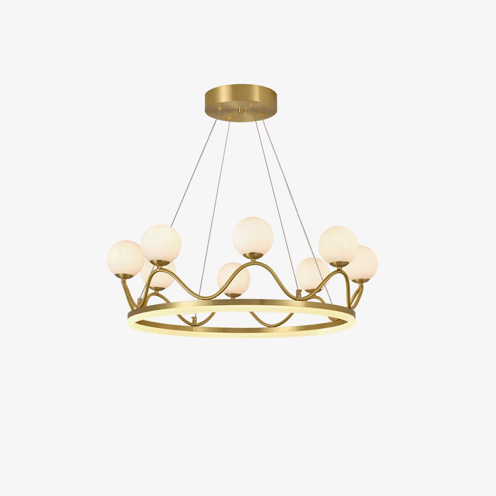 Crown Brass Chandelier - Blowlighting