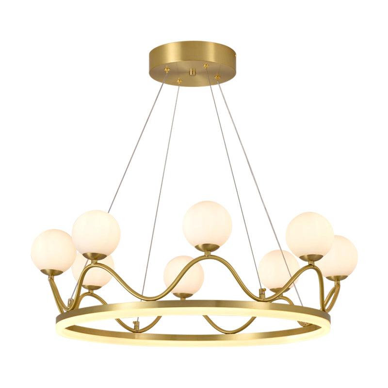 Crown Brass Chandelier - Blowlighting