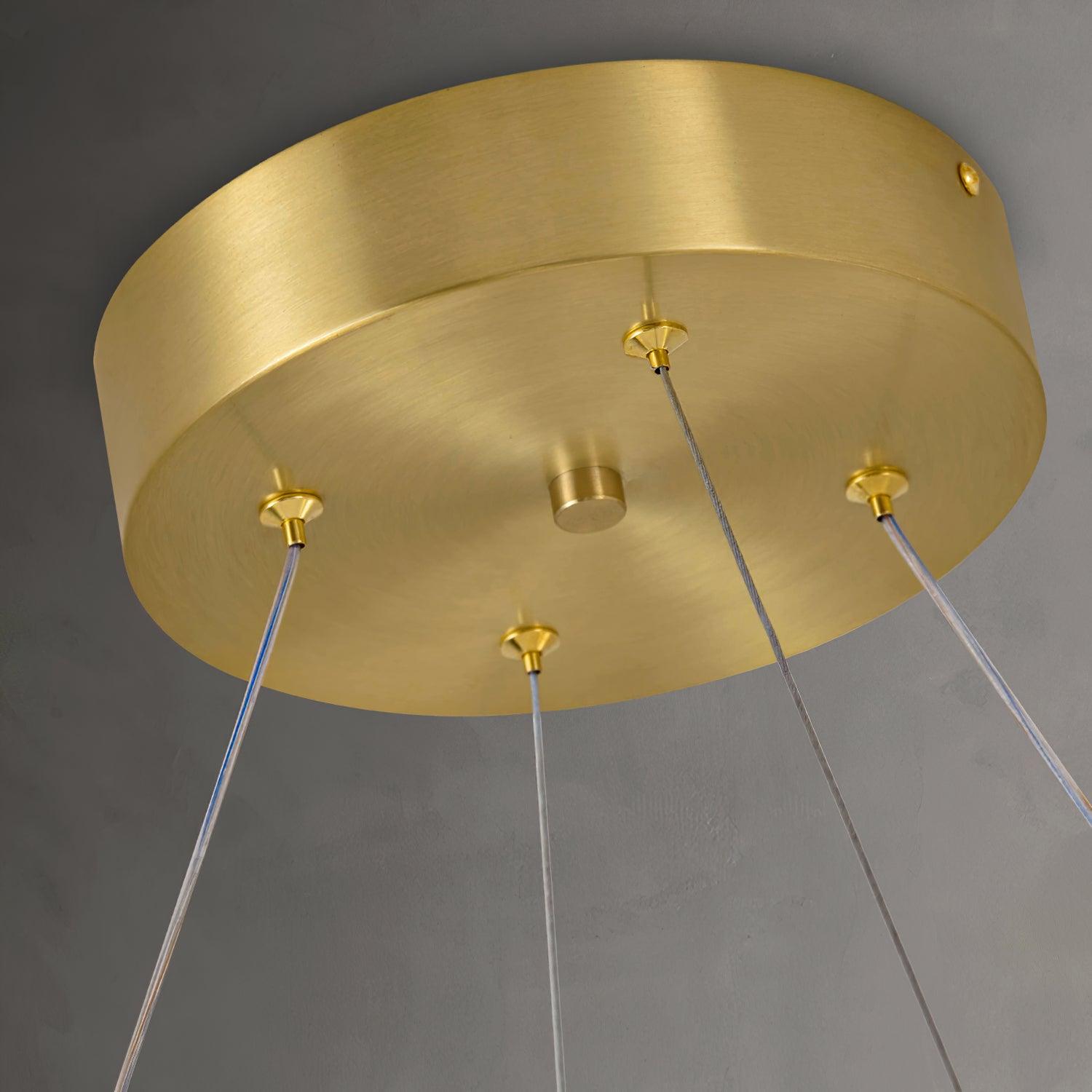 Crown Brass Chandelier - Blowlighting