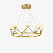 Crown Brass Chandelier - Blowlighting