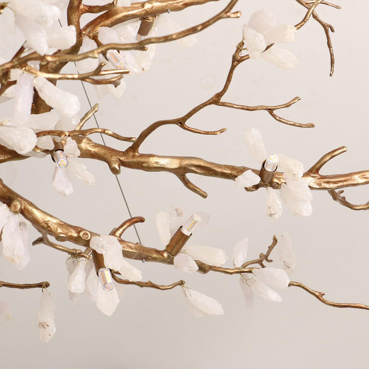 Lustra Chandelier Branch Stone Organic - Blowlighting
