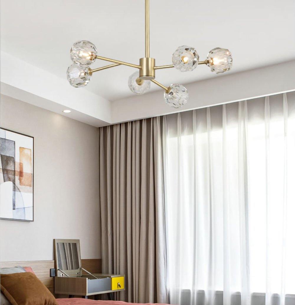 Crystal Ball Round Cluster Chandelier - Blowlighting