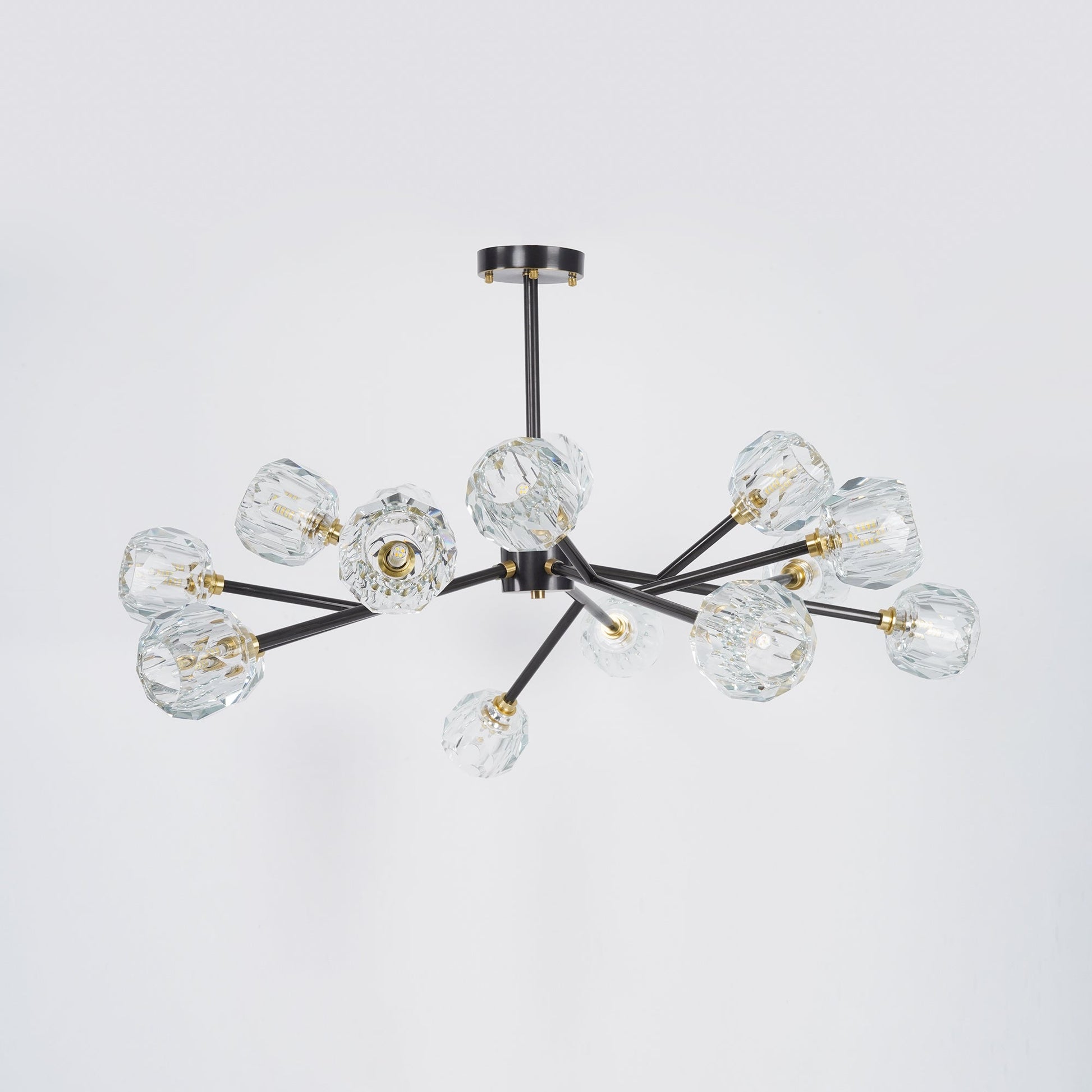 Crystal Ball Round Cluster Chandelier - Blowlighting