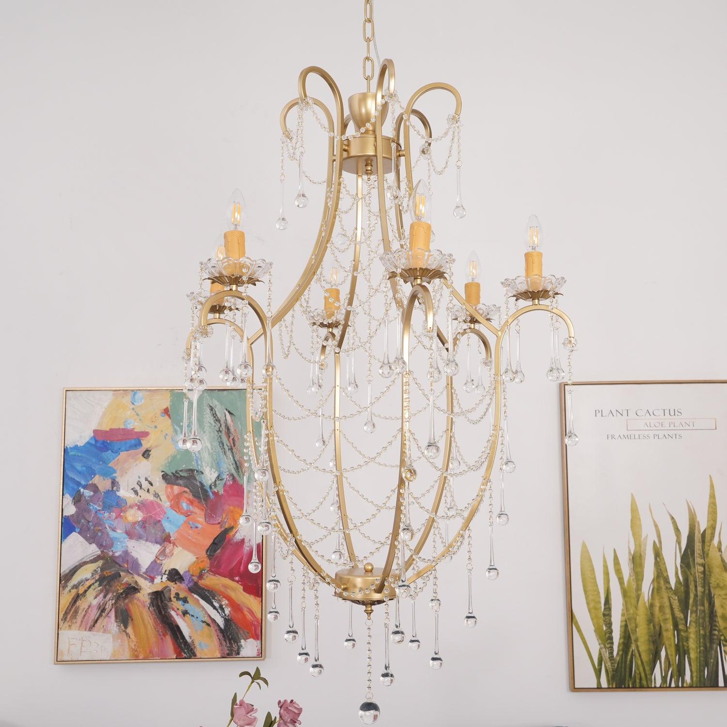 Birdcage Chandelier - Blowlighting
