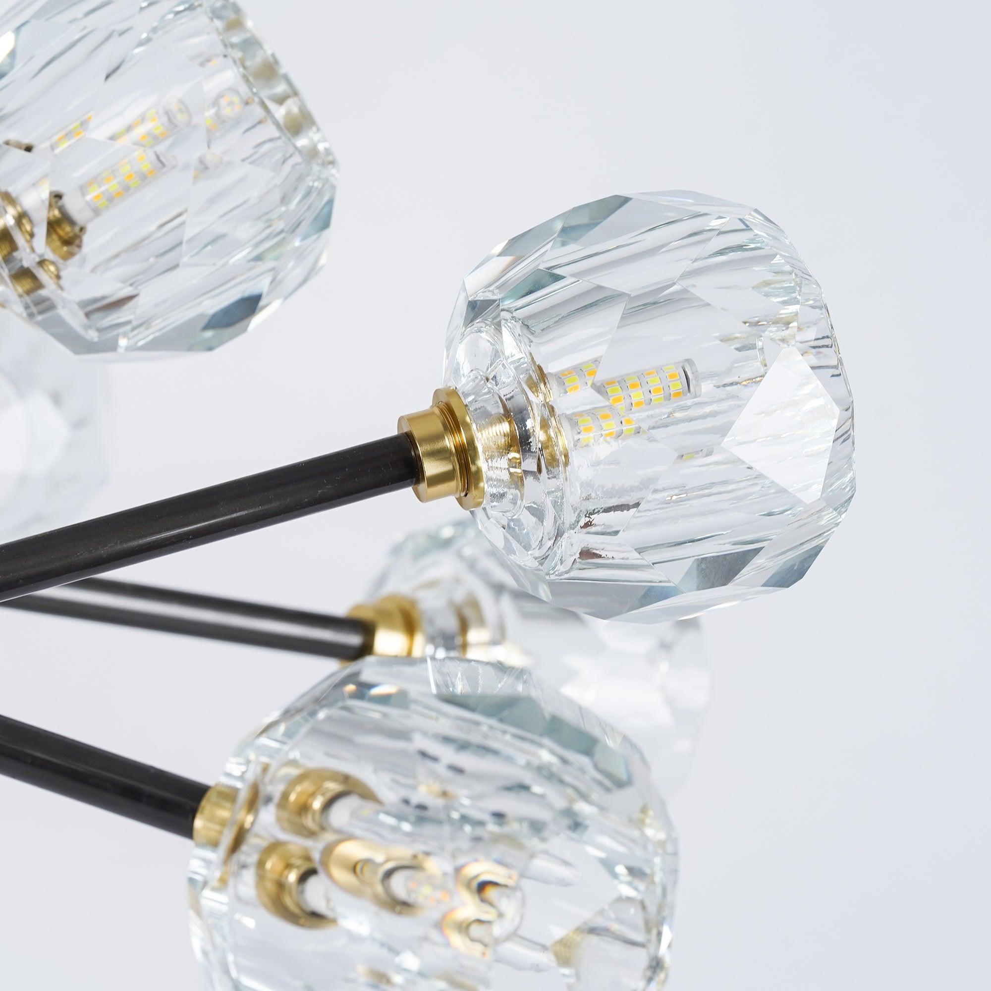Crystal Ball Round Cluster Chandelier - Blowlighting