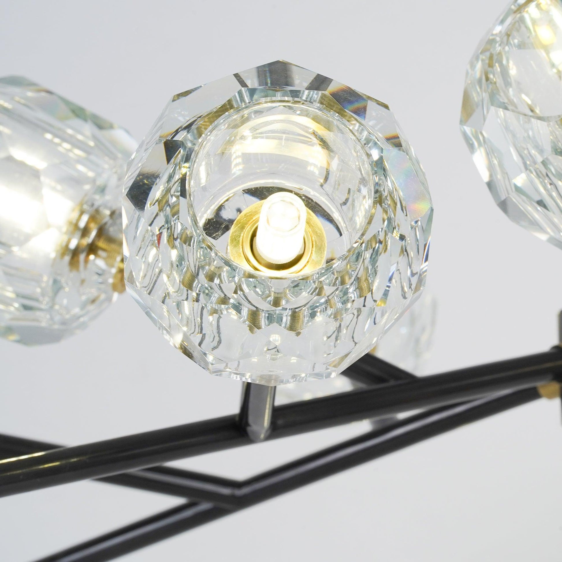 Crystal Ball Round Cluster Chandelier - Blowlighting