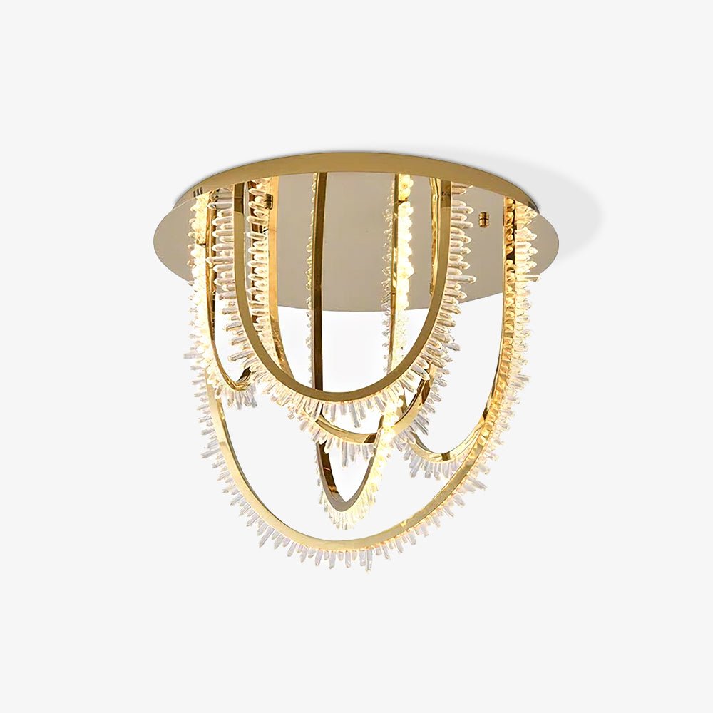 Crystal Individual Creativity Corde Metal Crystal Ceiling Light - Blowlighting
