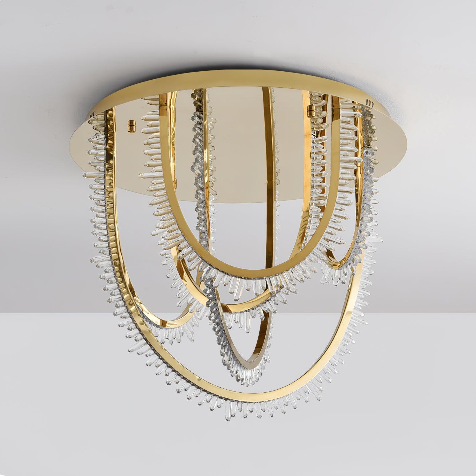 Crystal Individual Creativity Corde Metal Crystal Ceiling Light - Blowlighting