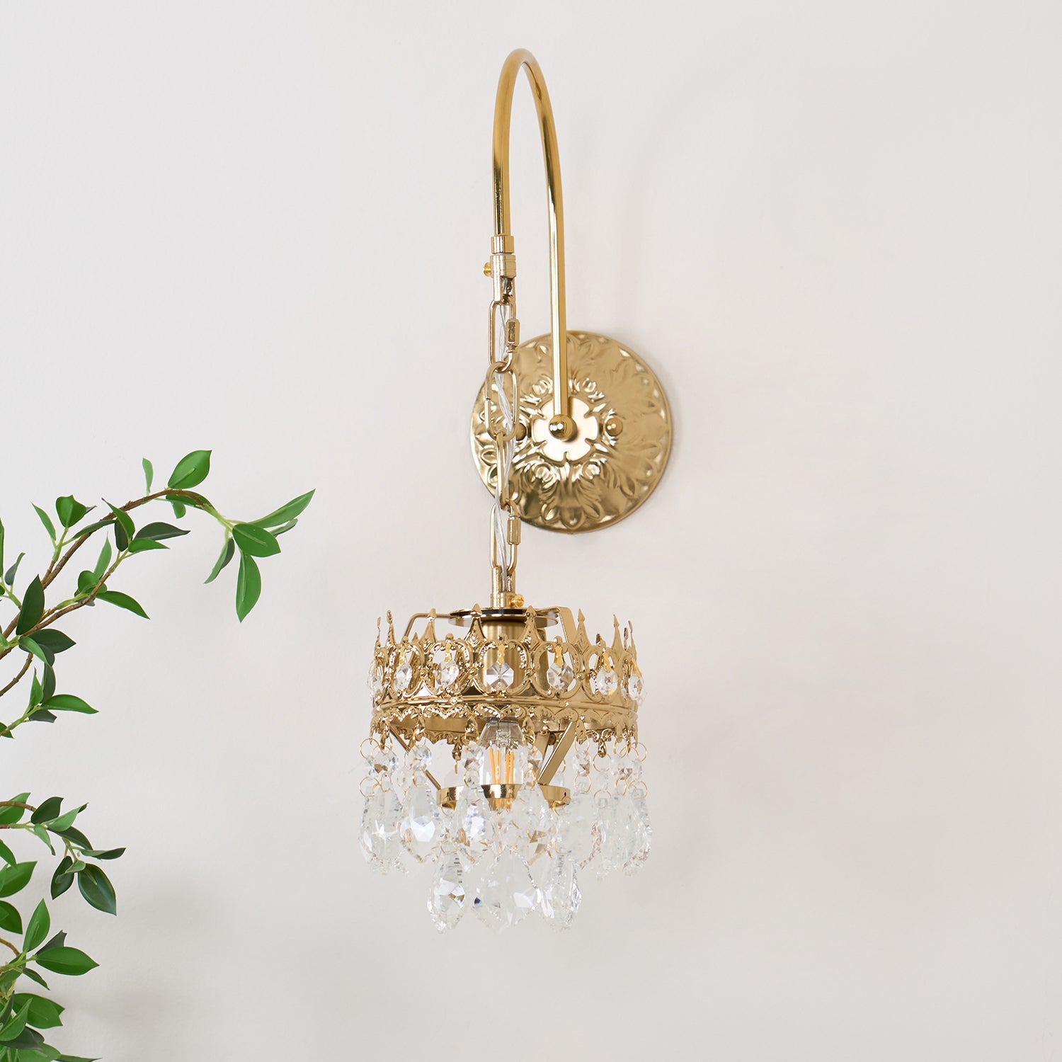 Crystal Crown Sconce - Blowlighting