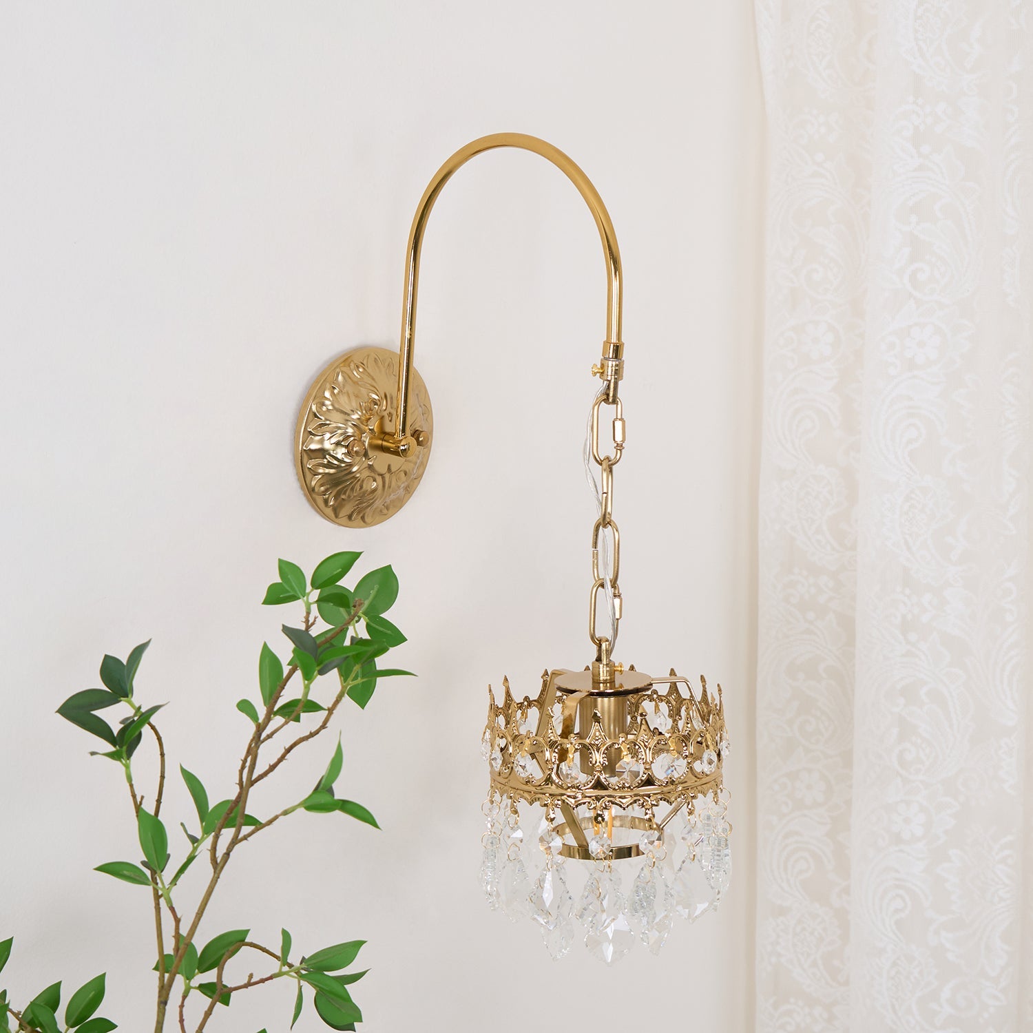 Crystal Crown Sconce - Blowlighting
