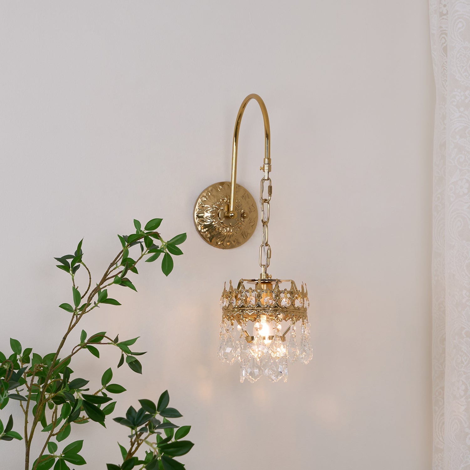 Crystal Crown Sconce - Blowlighting