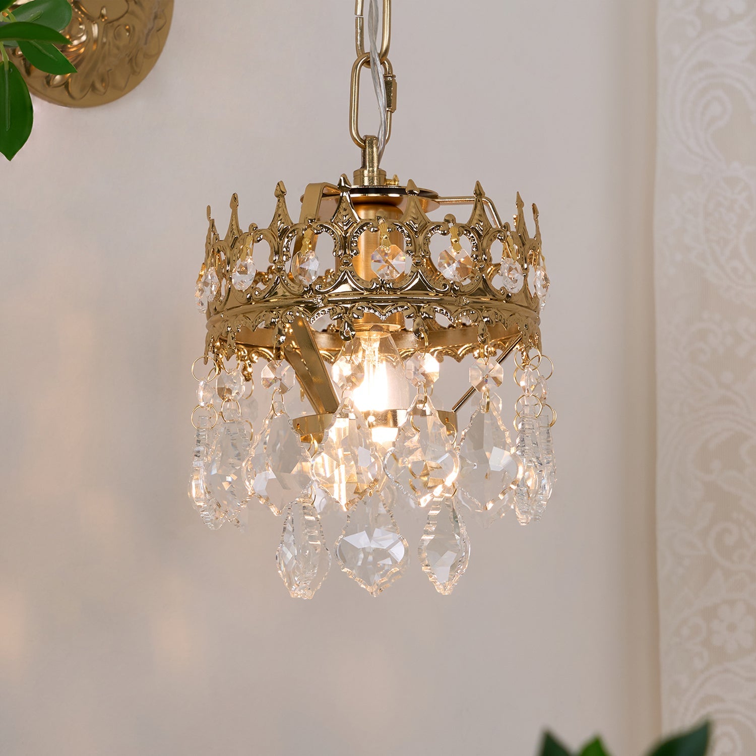 Crystal Crown Sconce - Blowlighting