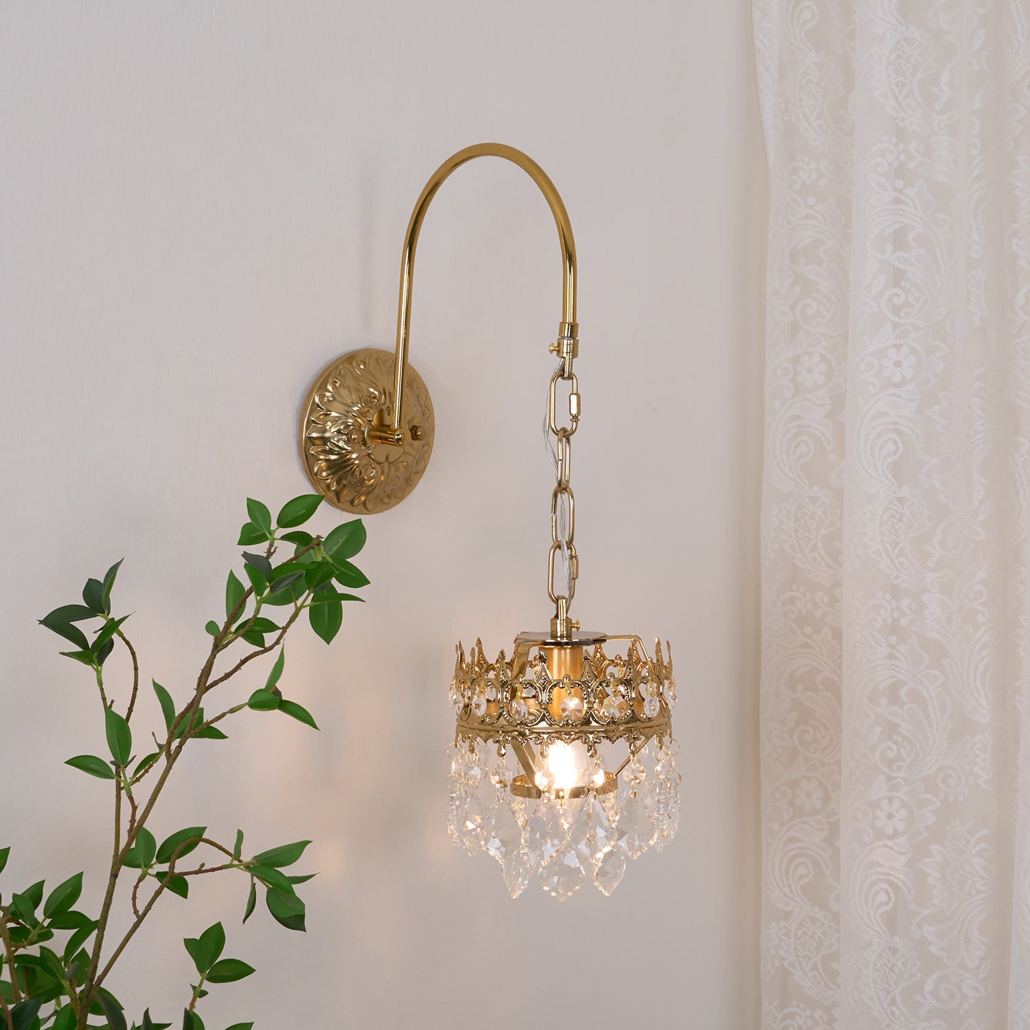 Crystal Crown Sconce - Blowlighting