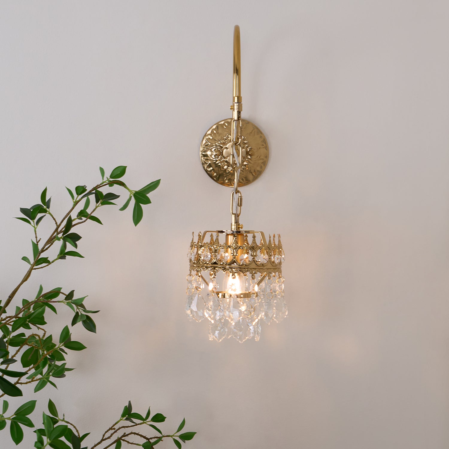 Crystal Crown Sconce - Blowlighting