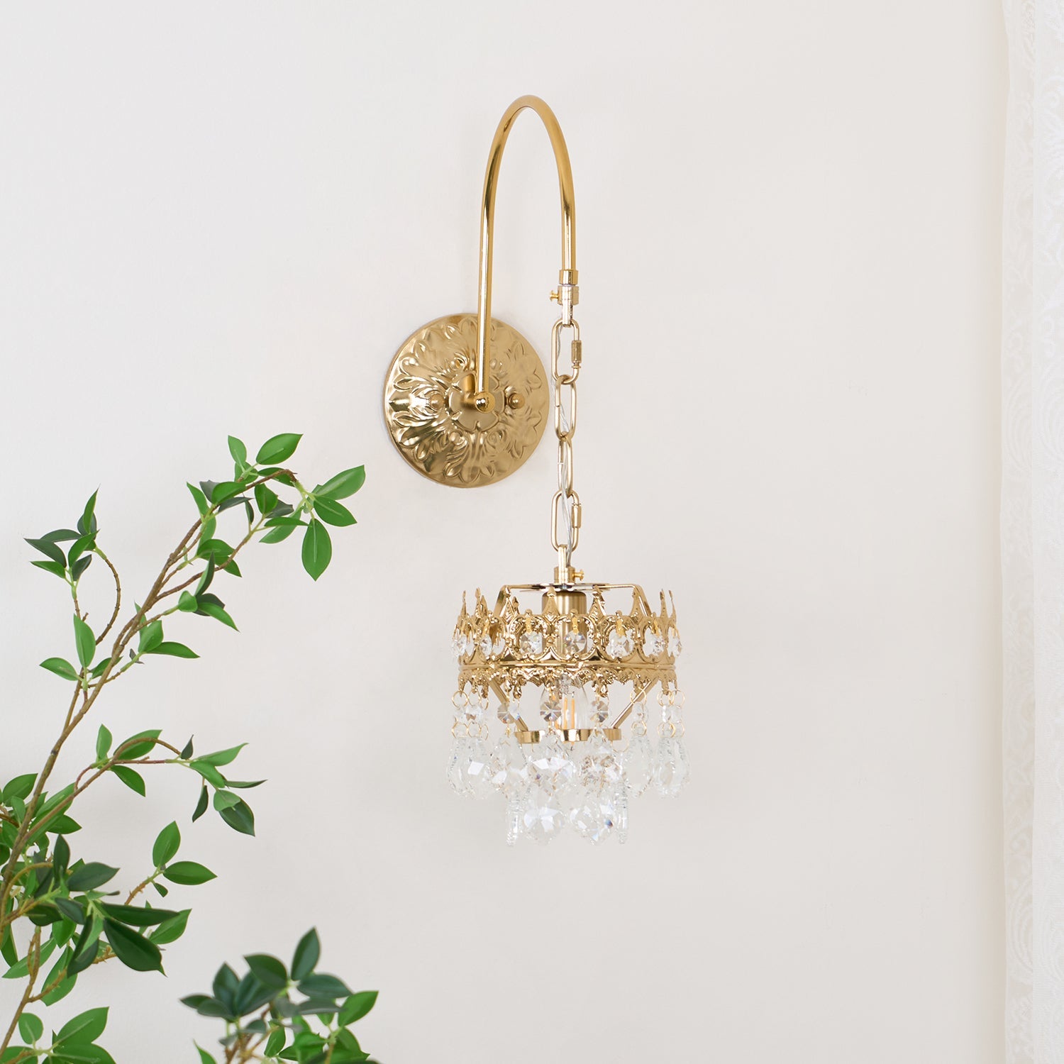 Crystal Crown Sconce - Blowlighting