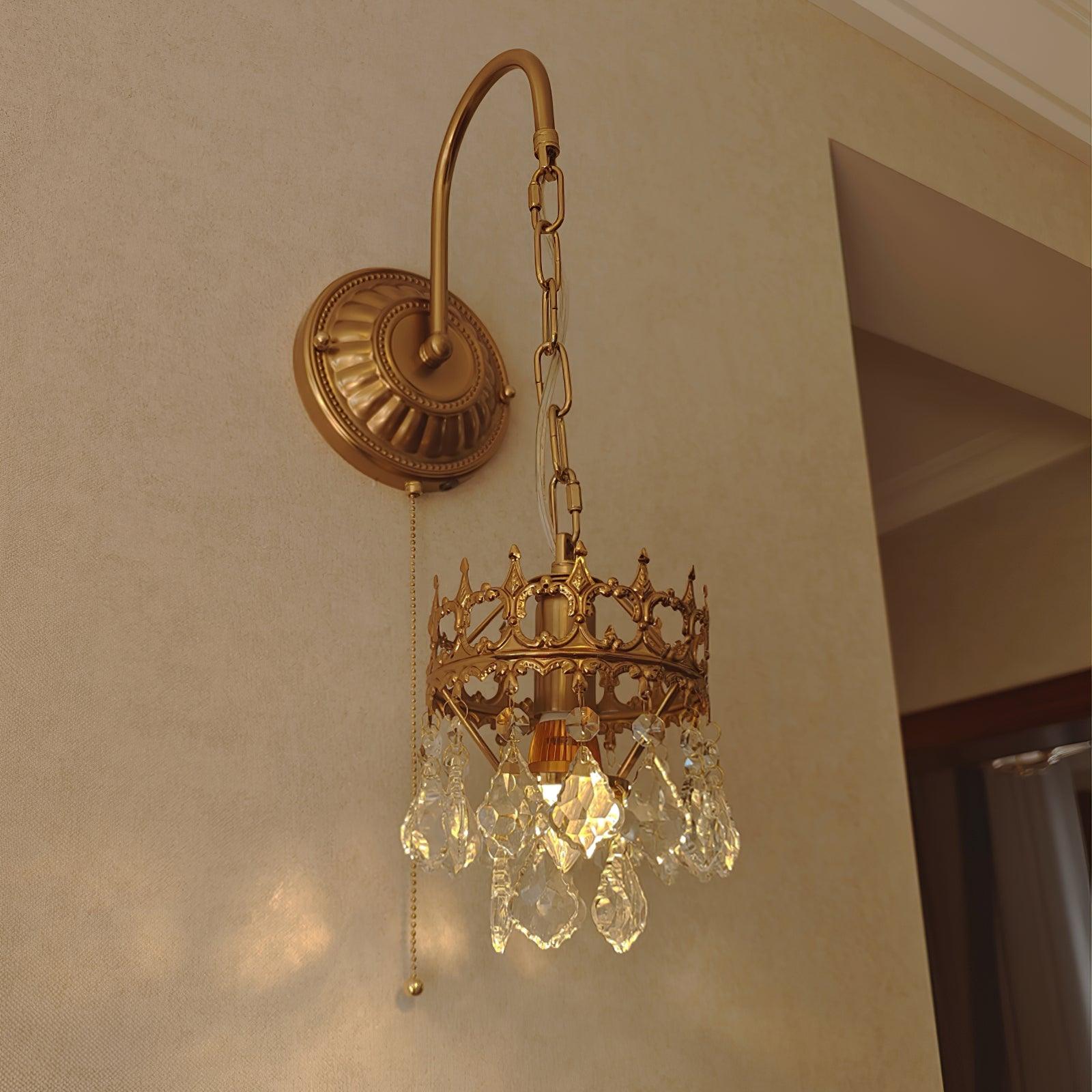 Crystal Crown Sconce - Blowlighting