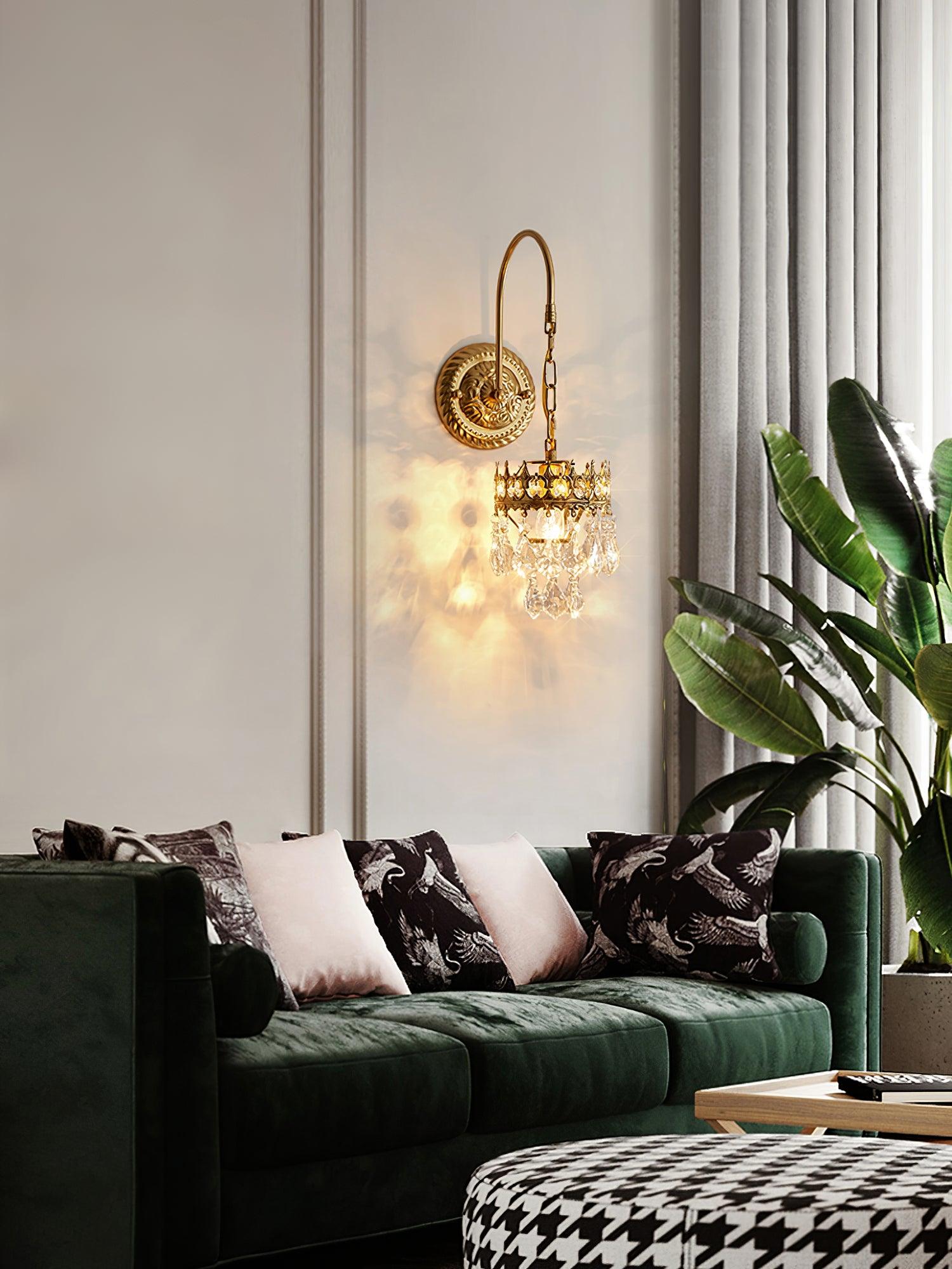 Crystal Crown Sconce - Blowlighting