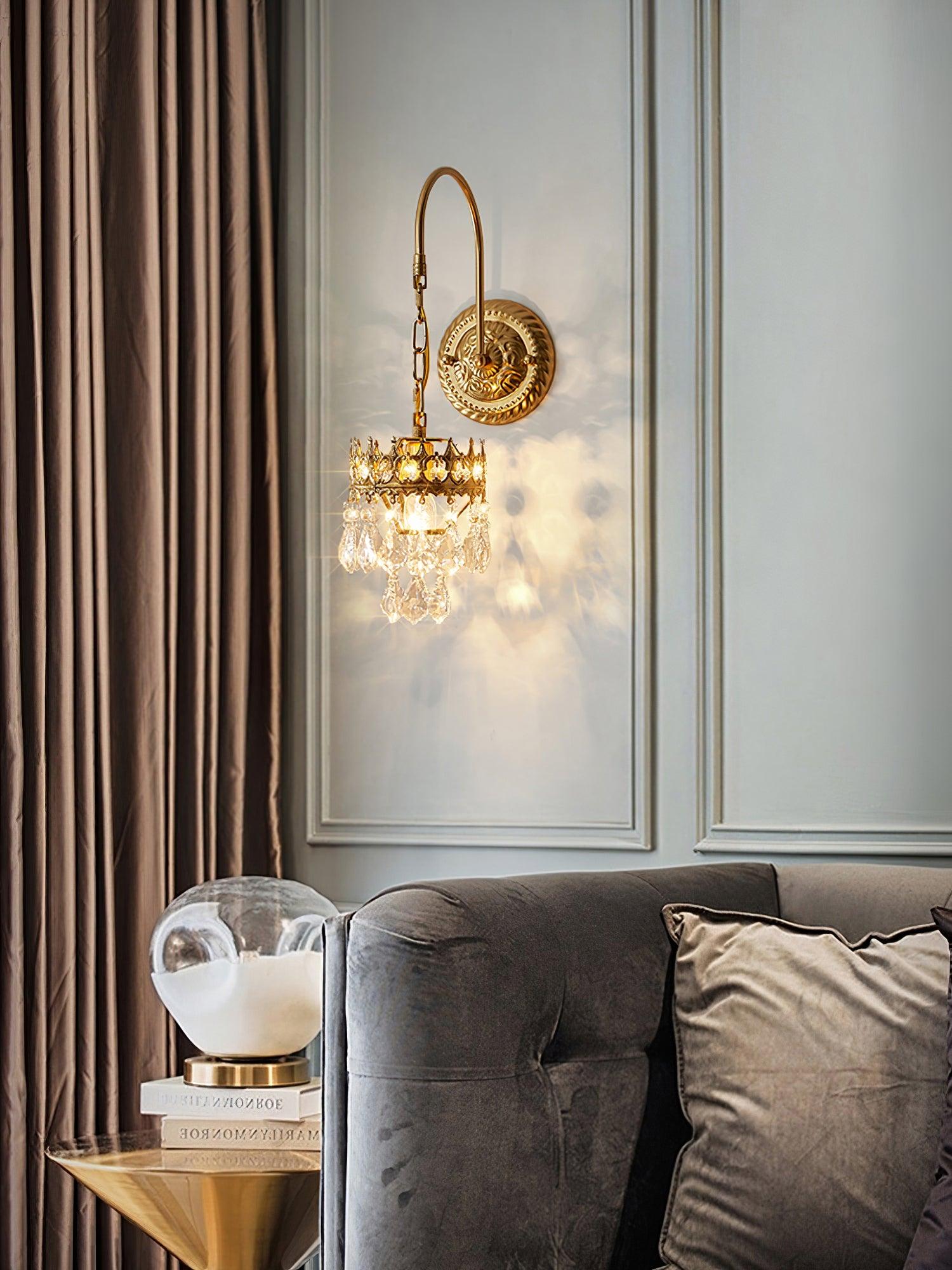 Crystal Crown Sconce - Blowlighting