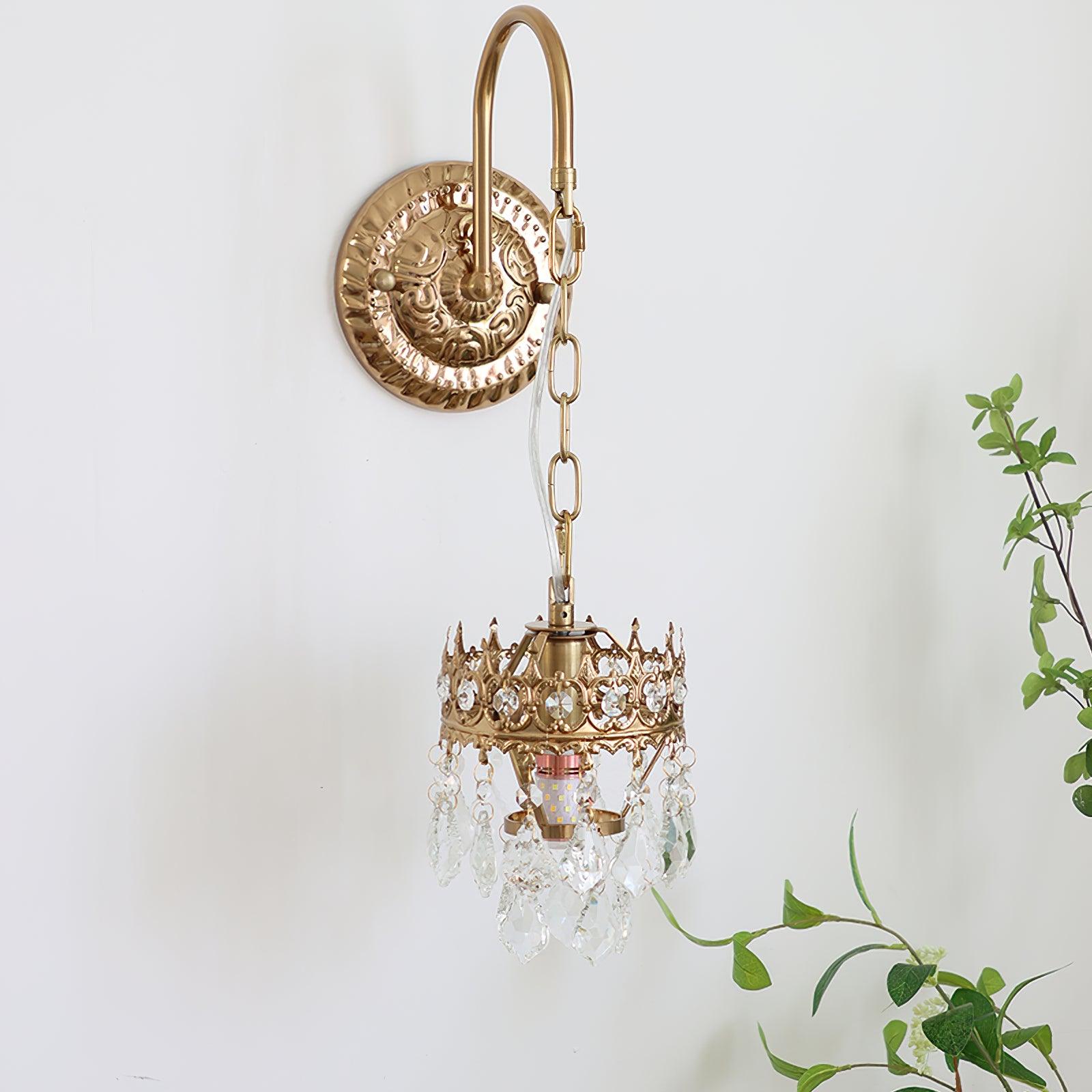 Crystal Crown Sconce - Blowlighting