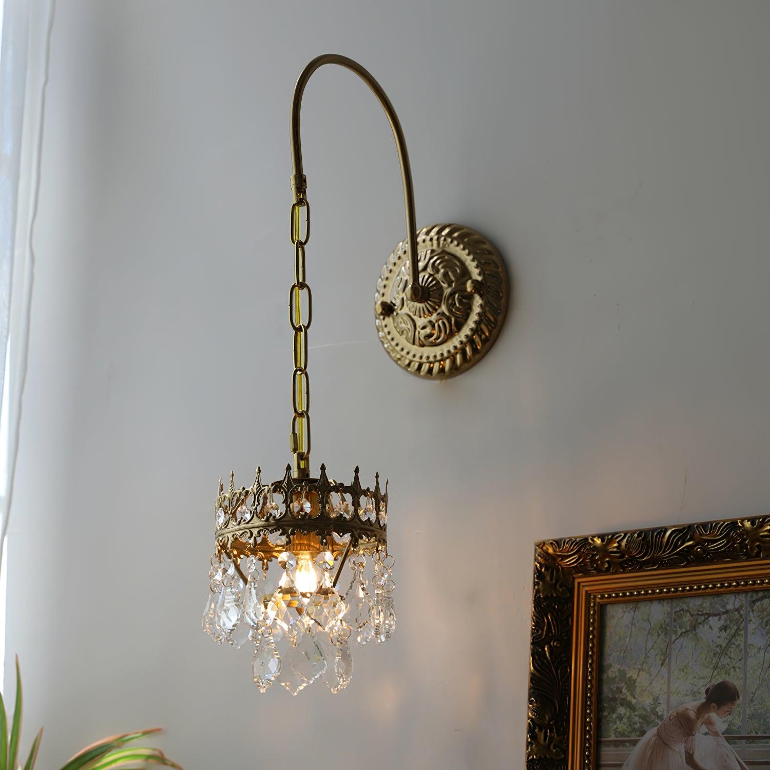 Crystal Crown Sconce - Blowlighting