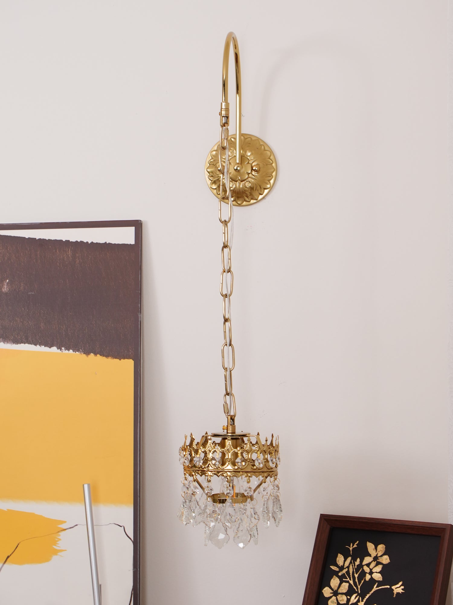 Crystal Crown Sconce - Blowlighting