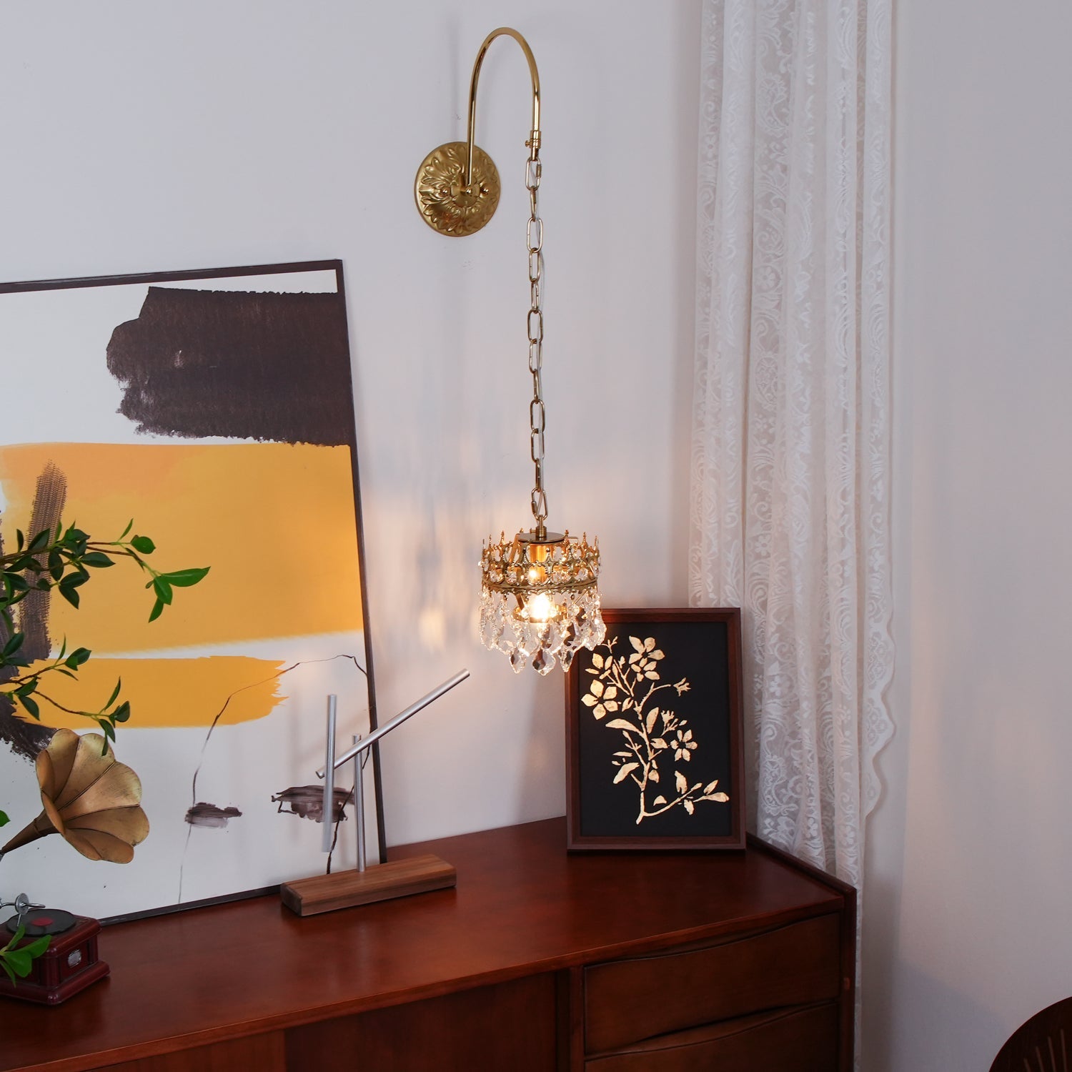 Crystal Crown Sconce - Blowlighting