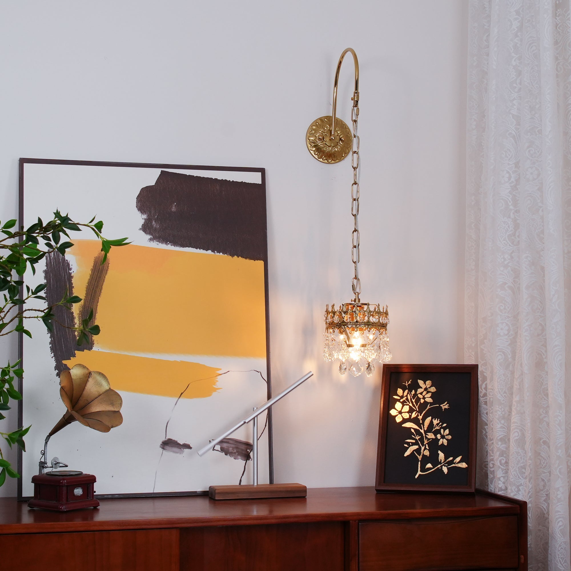 Crystal Crown Sconce - Blowlighting