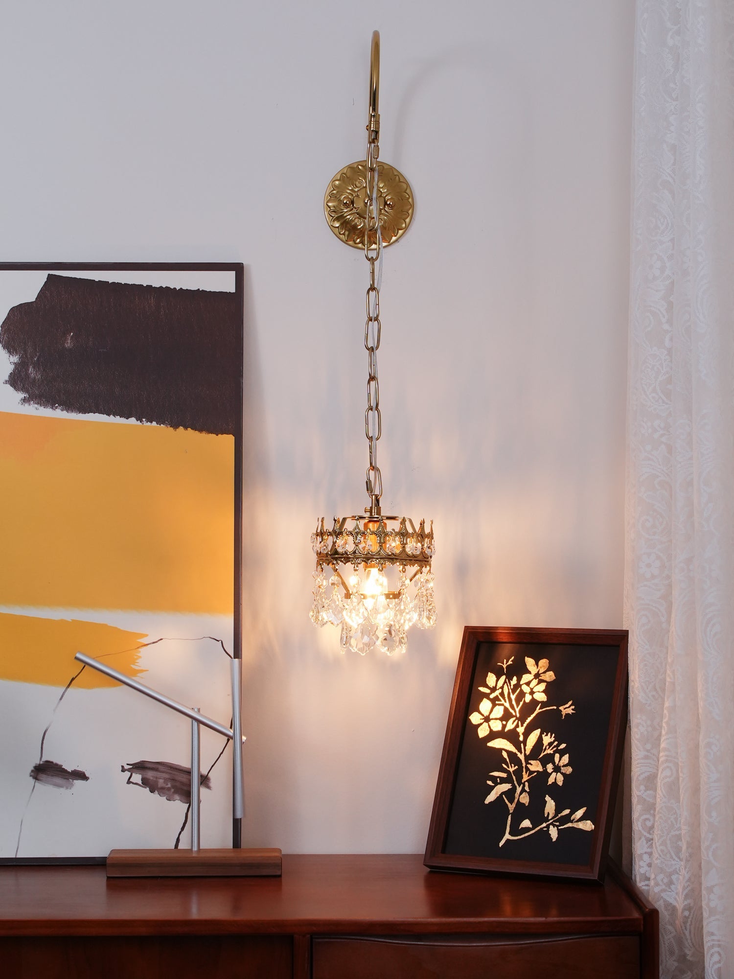 Crystal Crown Sconce - Blowlighting