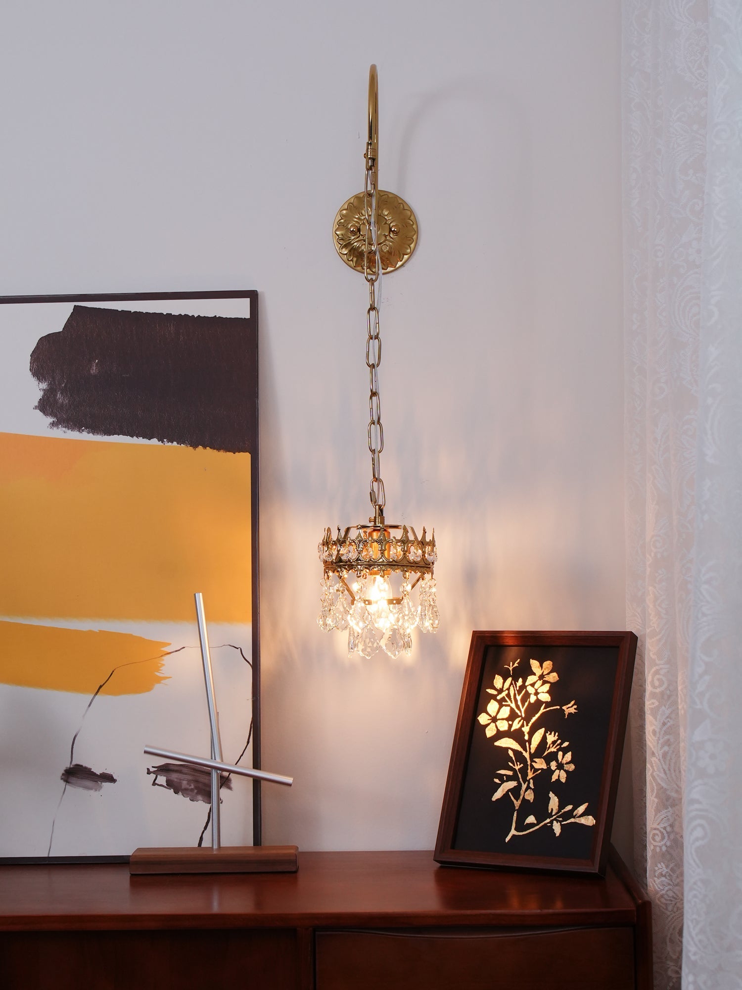 Crystal Crown Sconce - Blowlighting