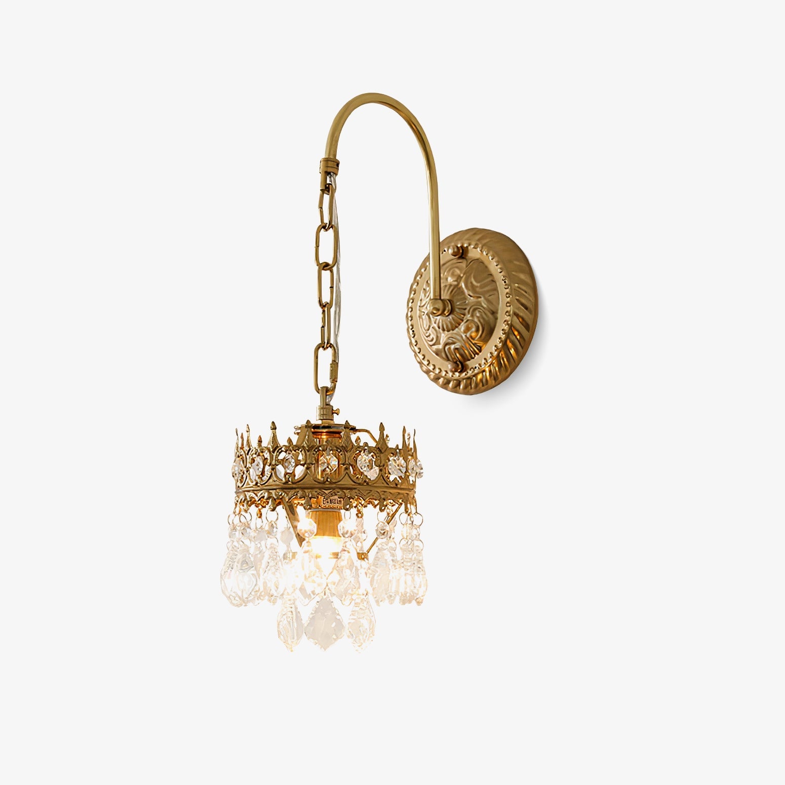 Crystal Crown Sconce - Blowlighting