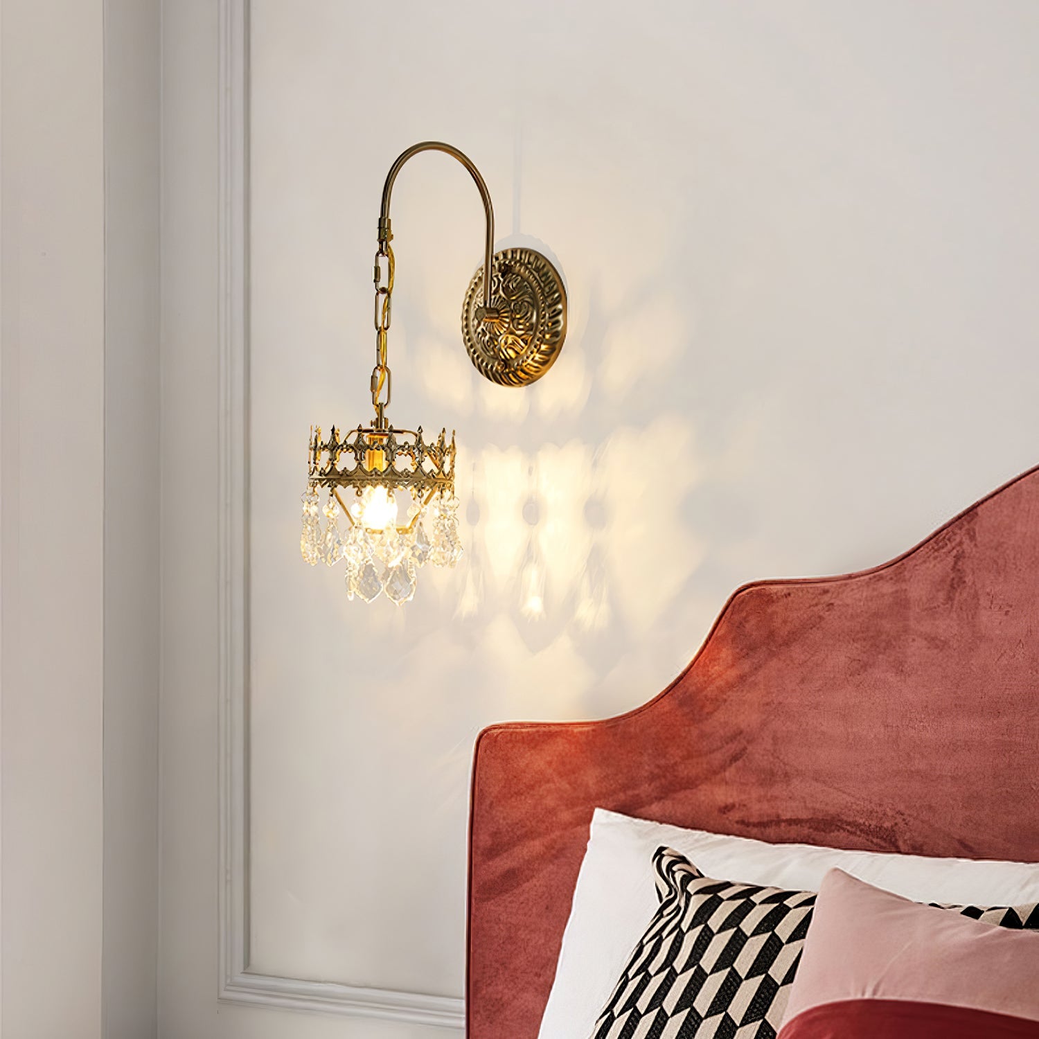 Crystal Crown Sconce - Blowlighting